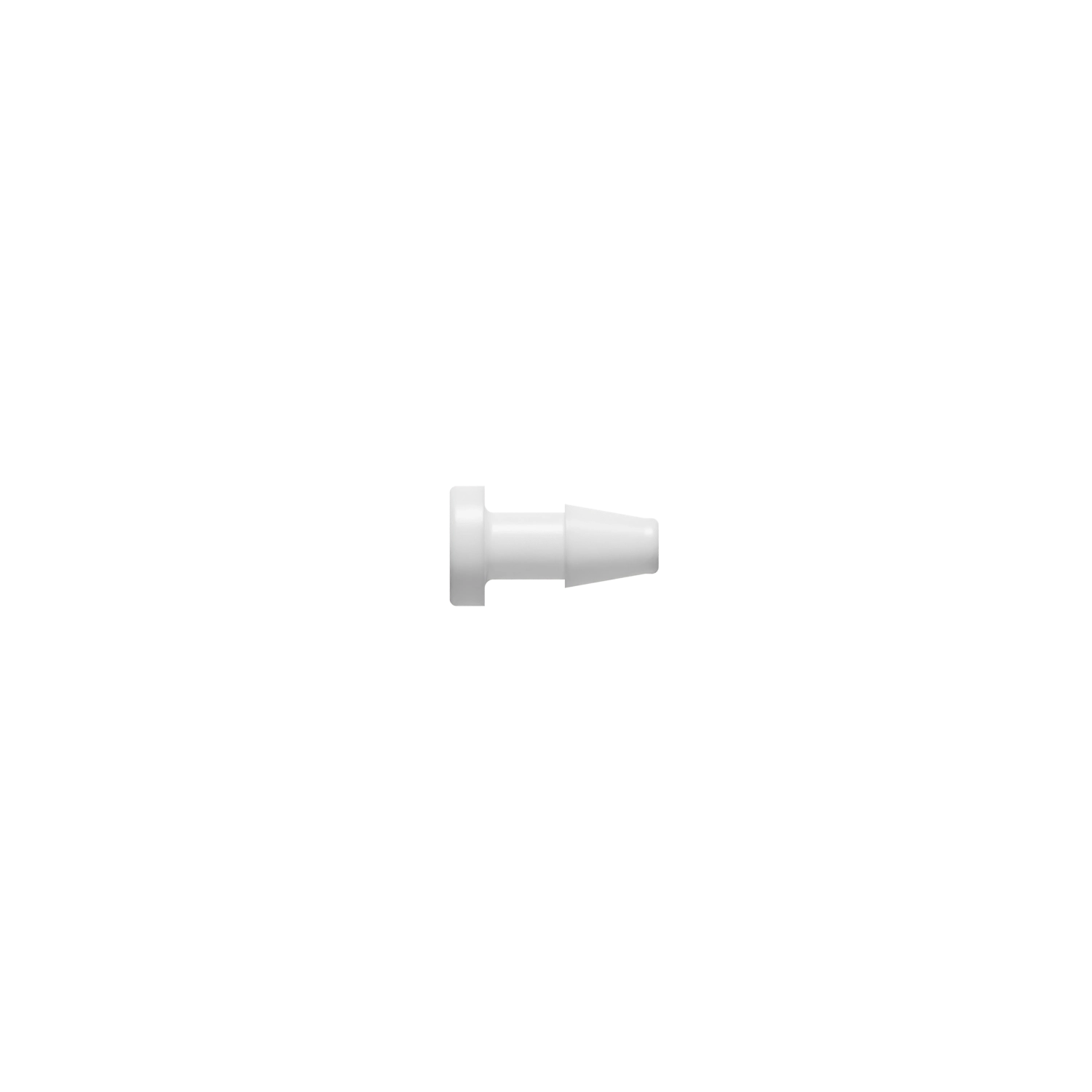 1/8 Plug, Nylon, White