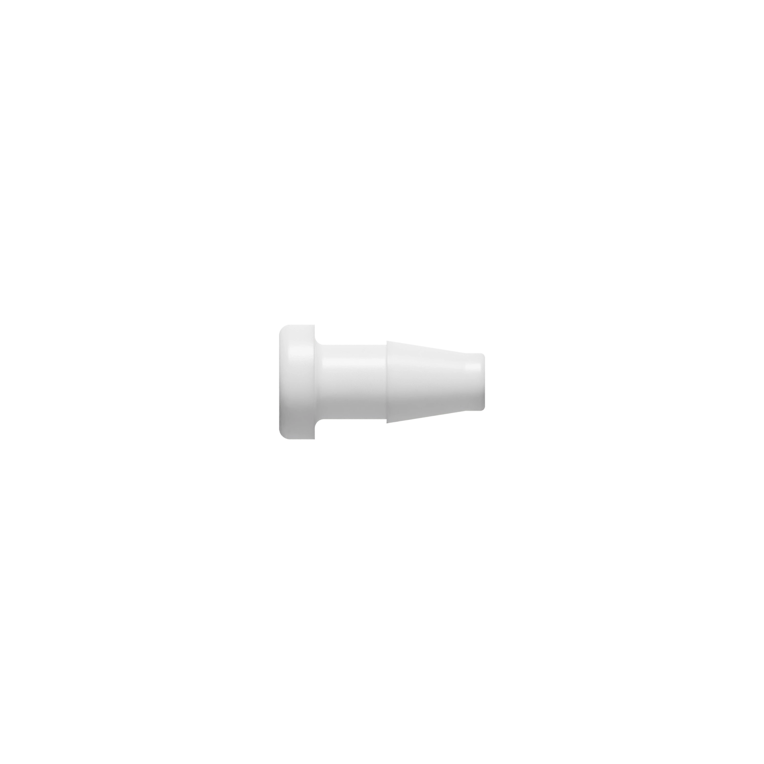 3/16 Barbed Fitting Plug, Nylon, White