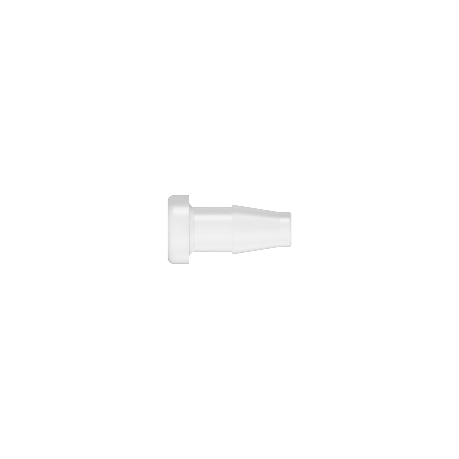 3/16 Barbed Fitting Plug, Polypropylene, Natural