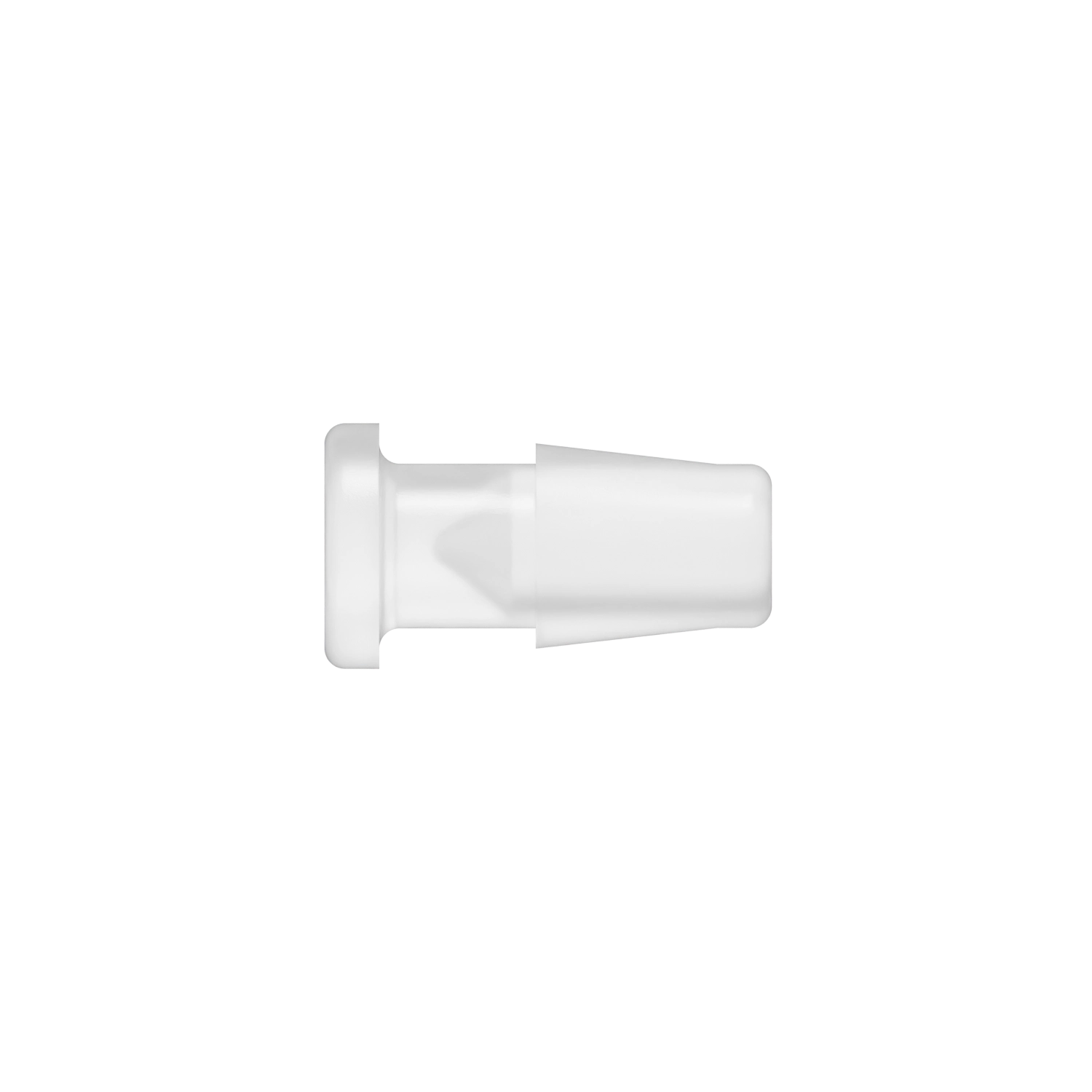 3/8 Barbed Fitting Plug, Polypropylene, Natural