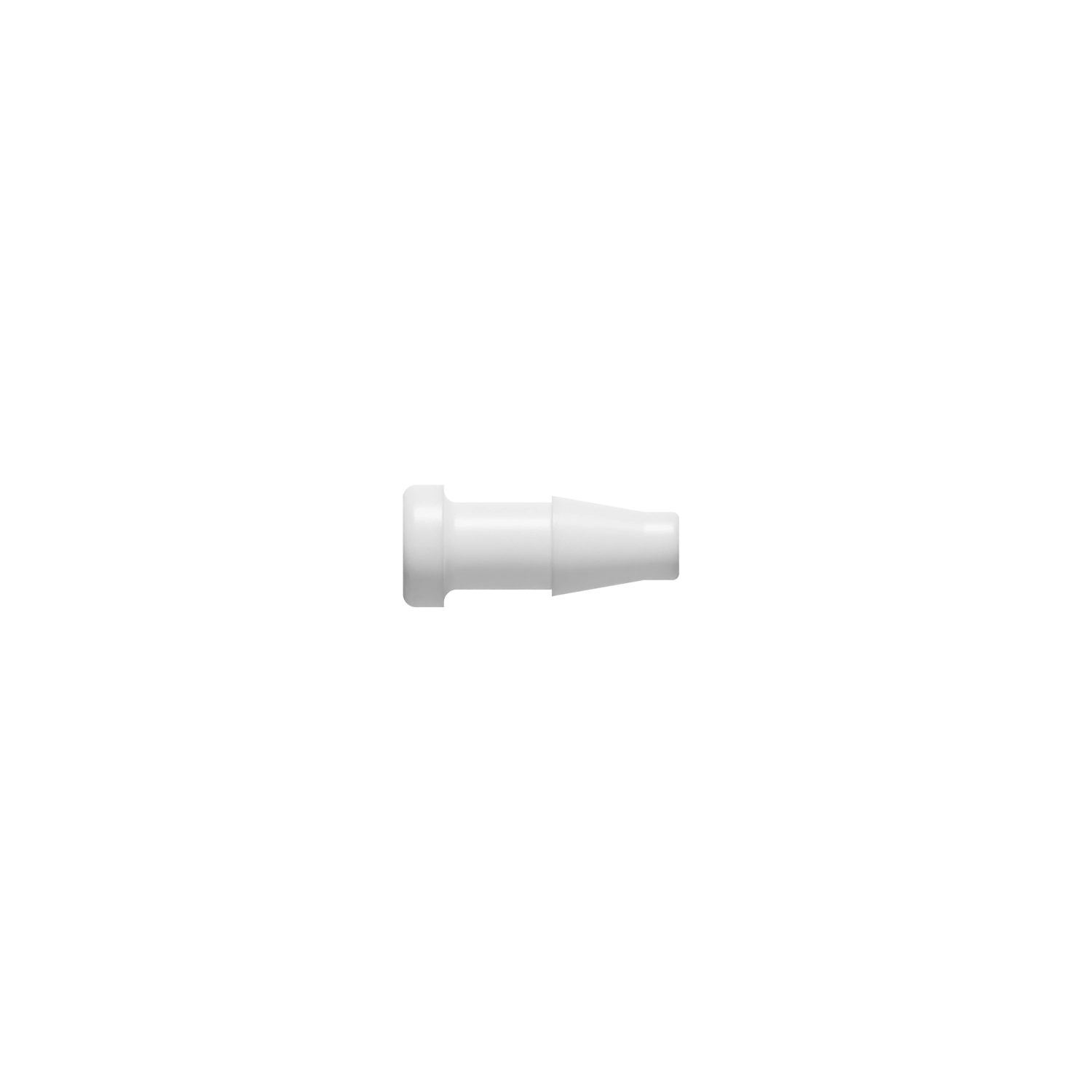 5/32 Barbed Fitting Plug, Nylon, White