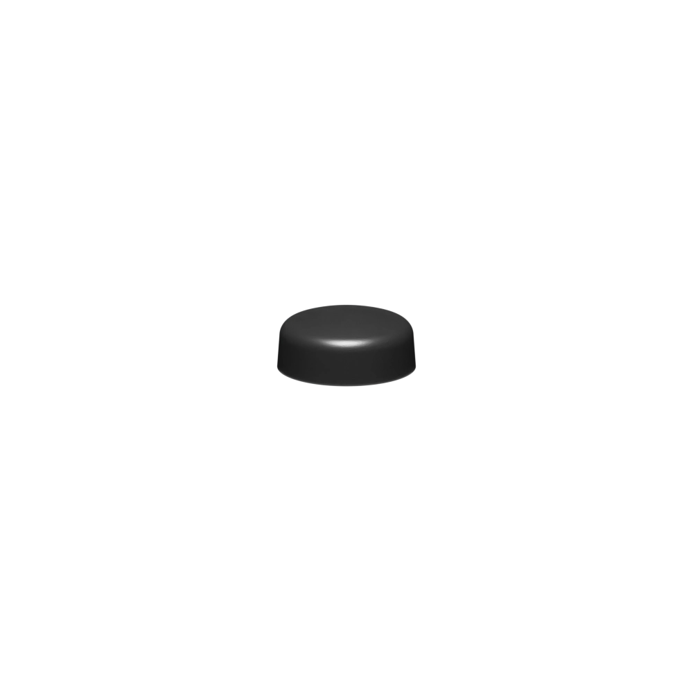 #4/#6 Pop-On Screw Cover, Polypropylene, Black, Matte