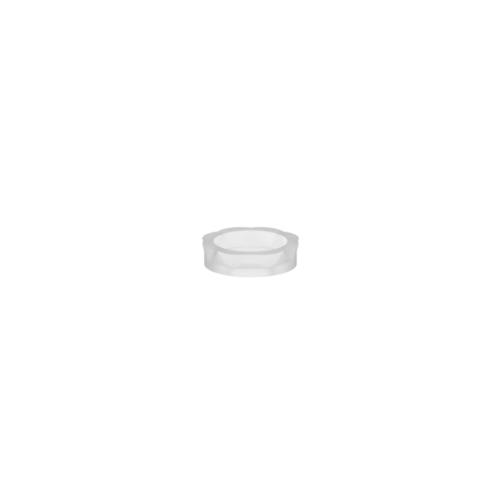 #10 Pop-On Screw Cover Base, Polypropylene, Natural, Pan
