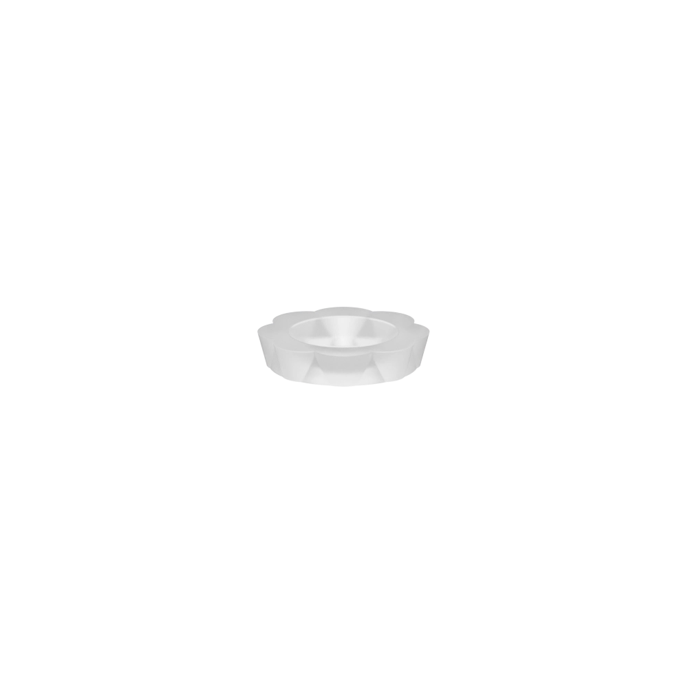 1/4-20 Pop-On Screw Cover Base, Polypropylene, Natural, Countersunk