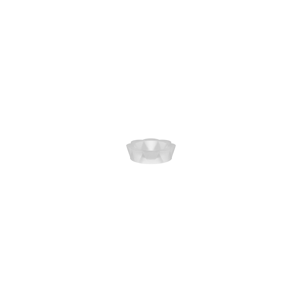 #4/#6 Pop-On Screw Cover Base, Polypropylene, Natural, Countersunk