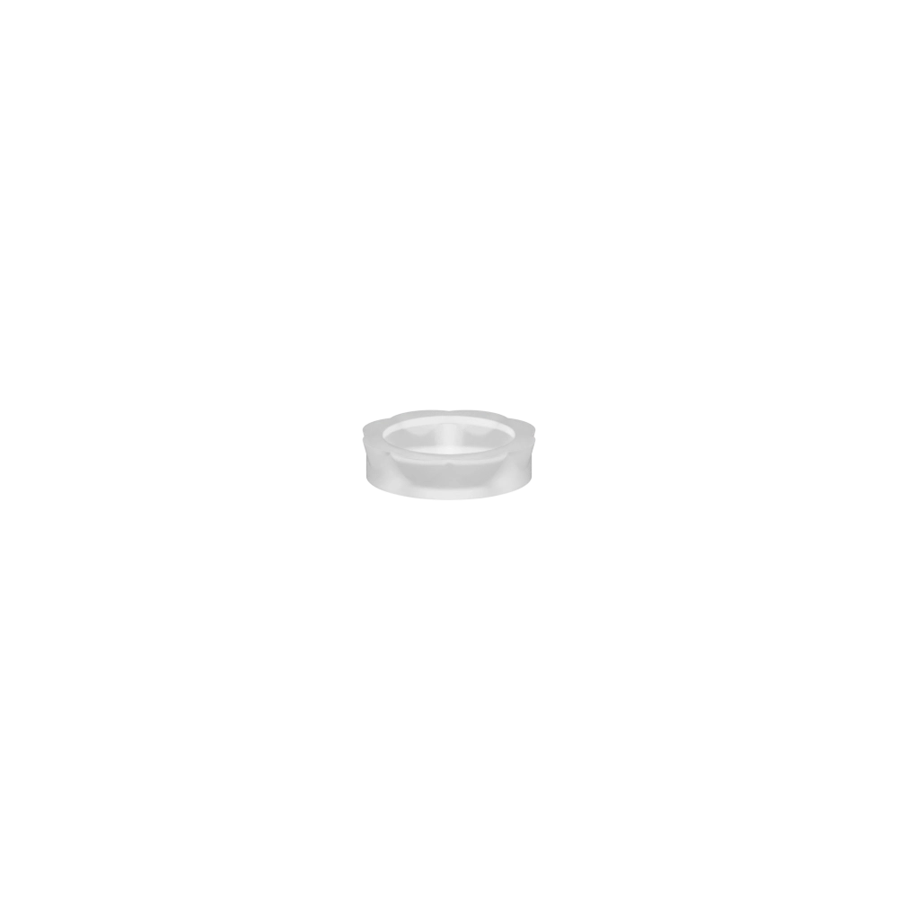 #8/#10 Pop-On Screw Cover Base, Polypropylene, Natural, Countersunk
