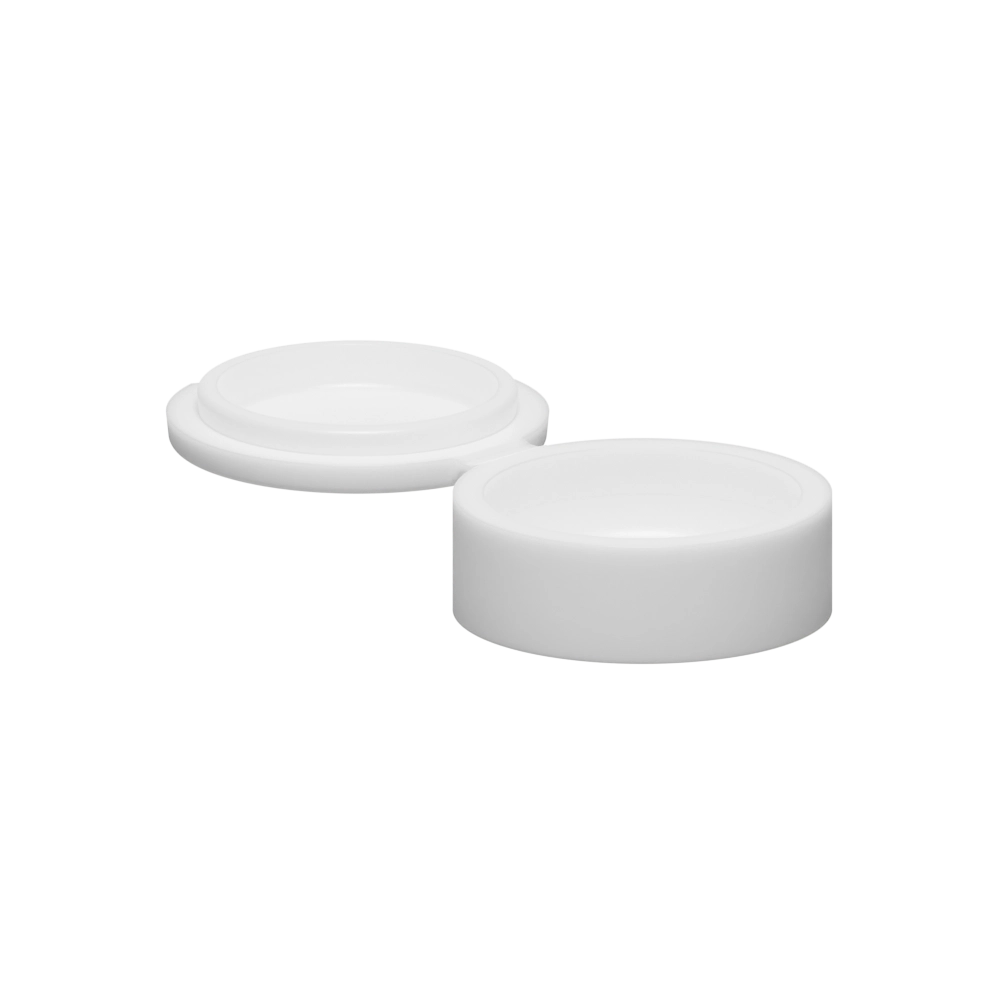 3/8 Hinged Screw Cover, Polypropylene, White