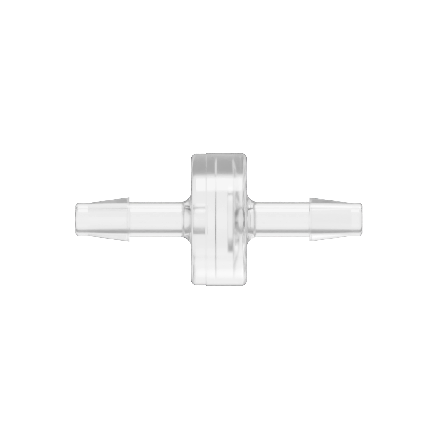 3/16 x 3/16 HDPE Inline Filter, Polycarbonate, Natural, 45-90 Micron