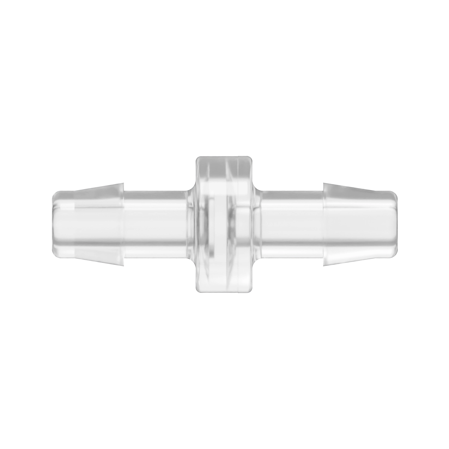 3/8 x 3/8 HDPE Inline Filter, Polycarbonate, Natural, 45-90 Micron