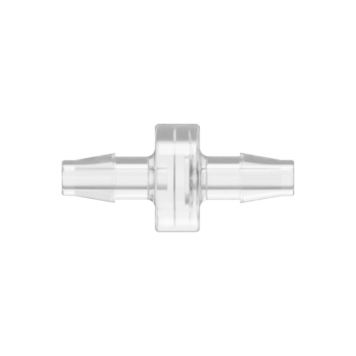 1/4 x 1/4 HDPE Inline Filter, Polycarbonate, Natural, 45-90 Micron