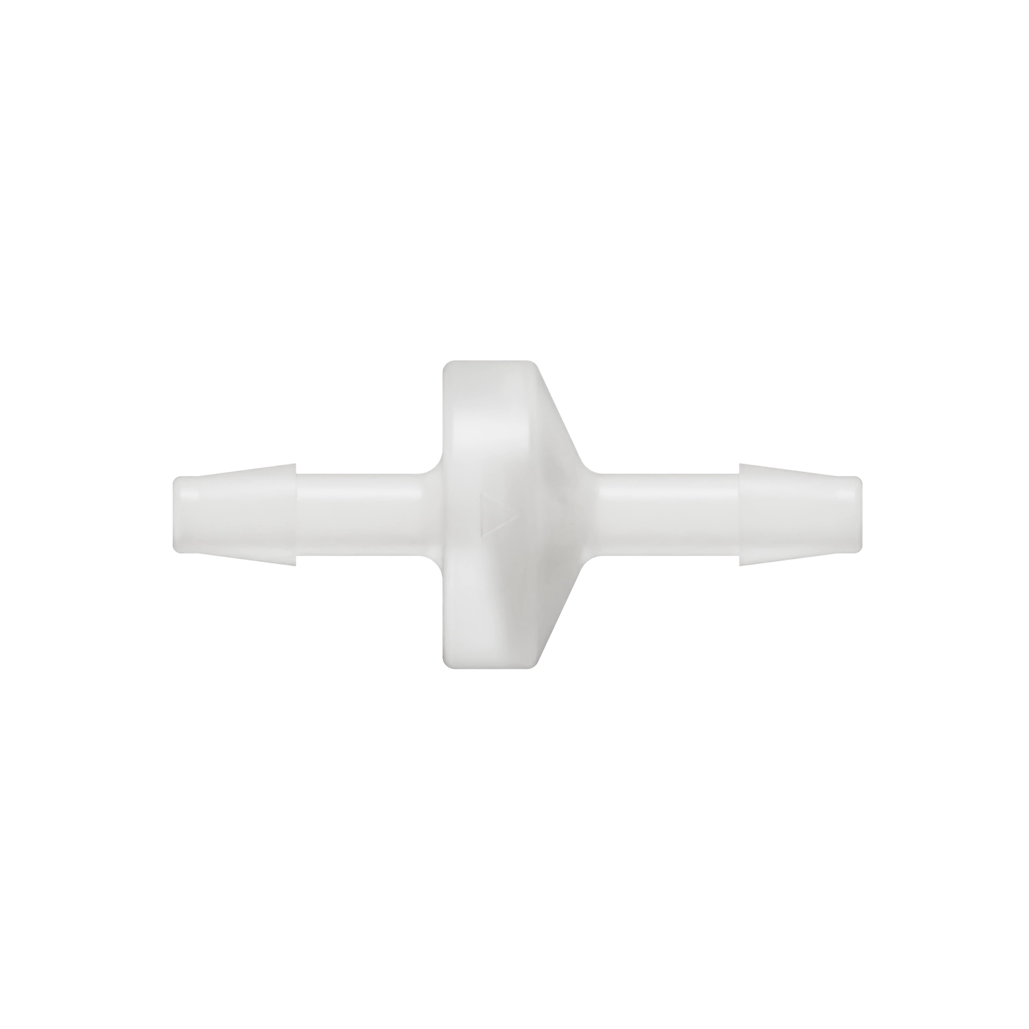 3/16 x 3/16 Standard Check Valve, Kynar, Natural, Viton Diaphragm