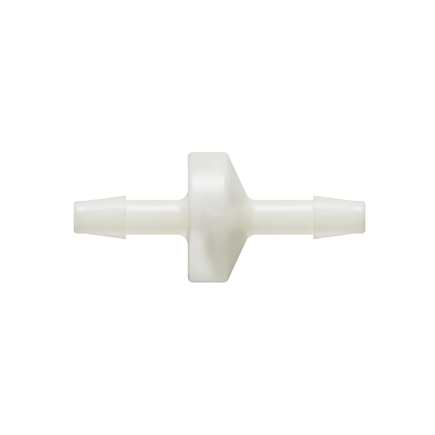 3/16 x 3/16 Standard Check Valve, Nylon, Natural, Silicone Diaphragm
