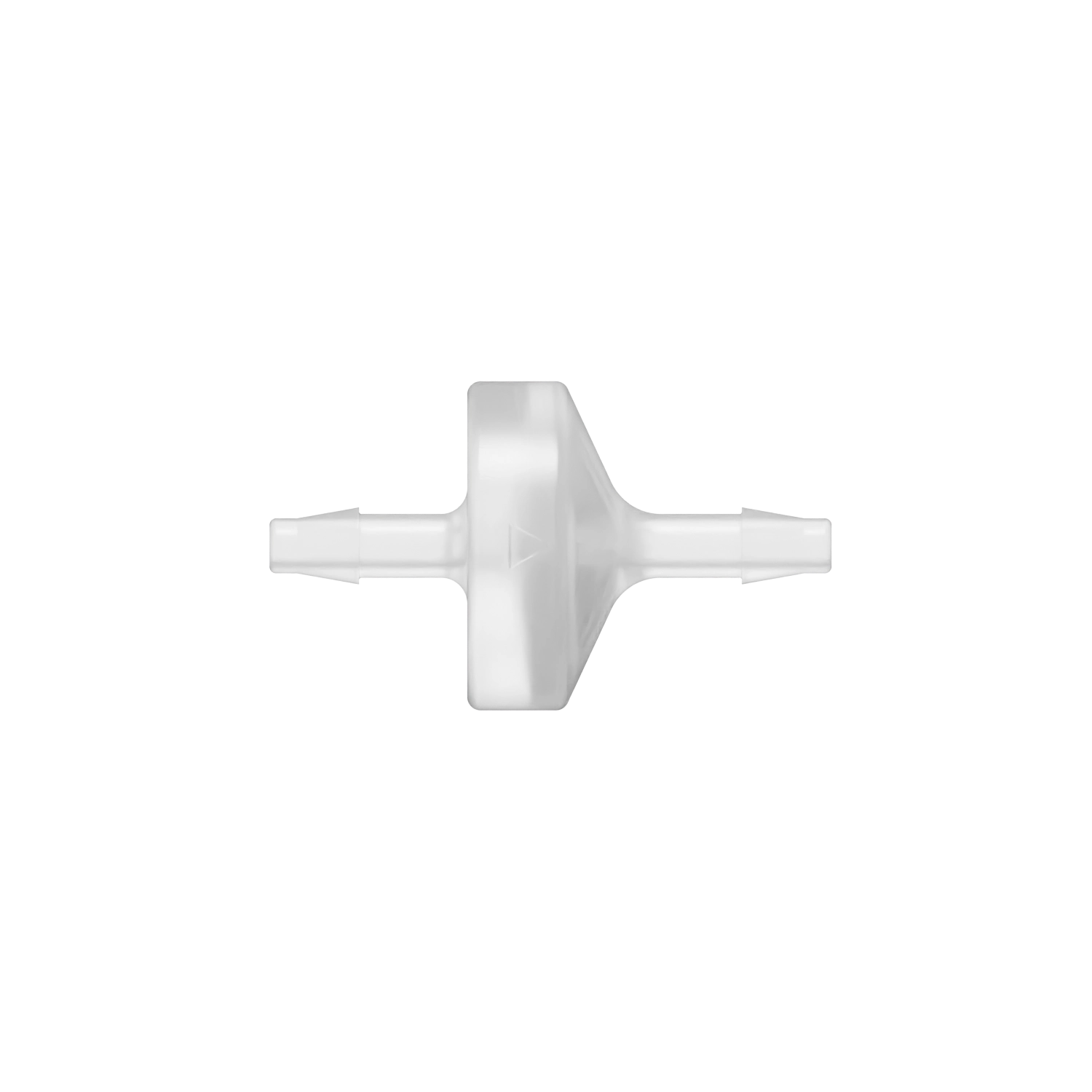 1/8 x 1/8 Standard Check Valve, Polypropylene, Natural, Silicone Diaphragm