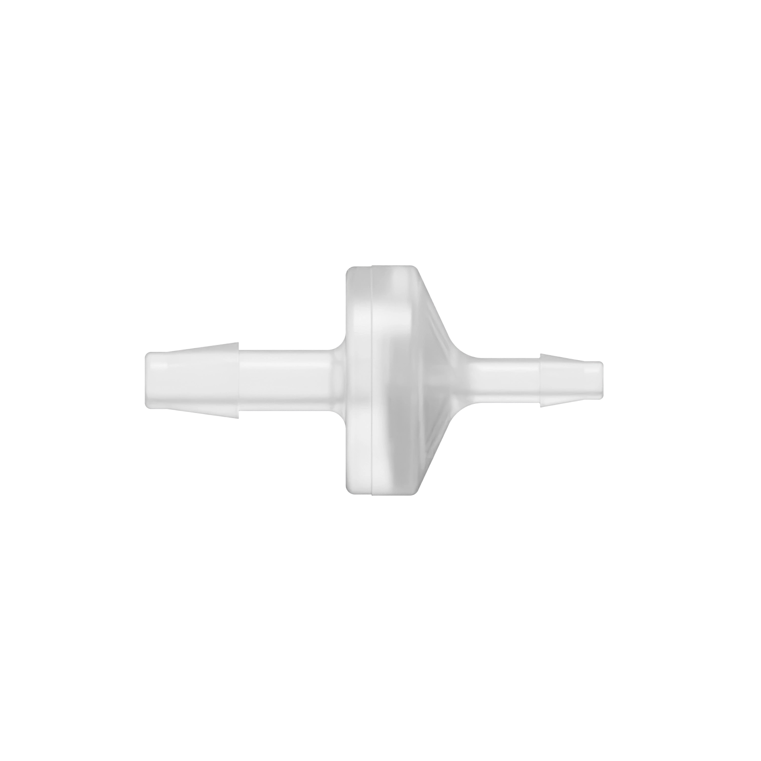 3/16 x 1/8 Reducing Check Valve, Polypropylene, Natural, Silicone Diaphragm