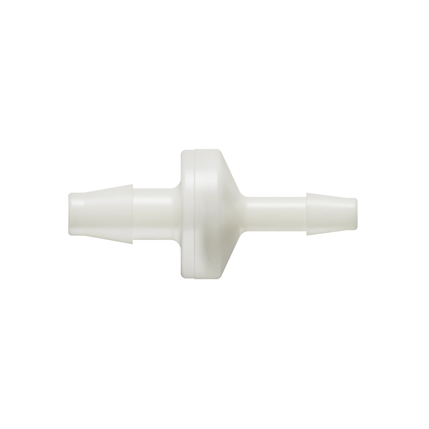 1/4 x 3/16 Reducing Check Valve, Nylon, Natural, Silicone Diaphragm