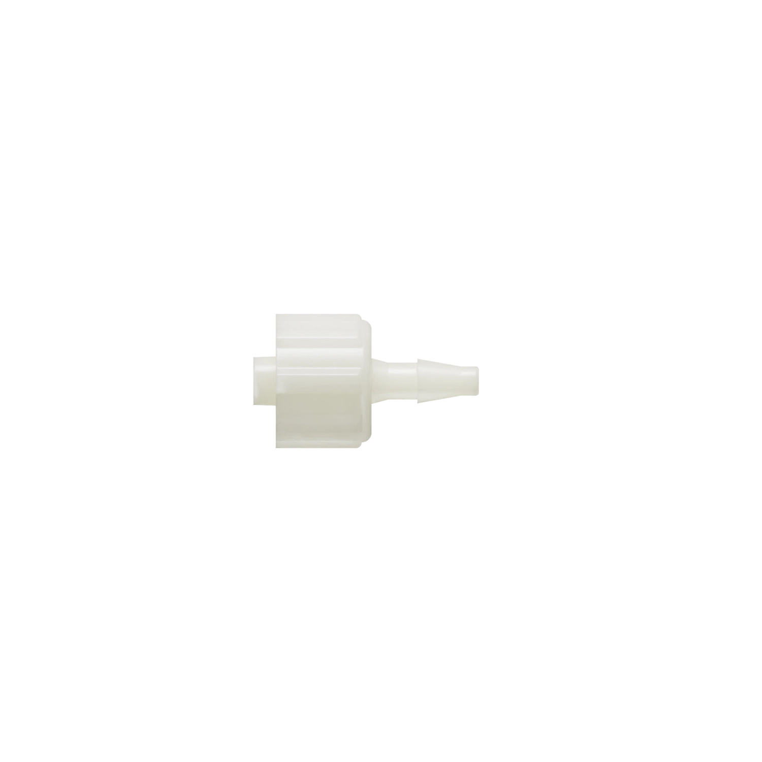 3/32 Male Luer with Lock Ring, Nylon, Natural