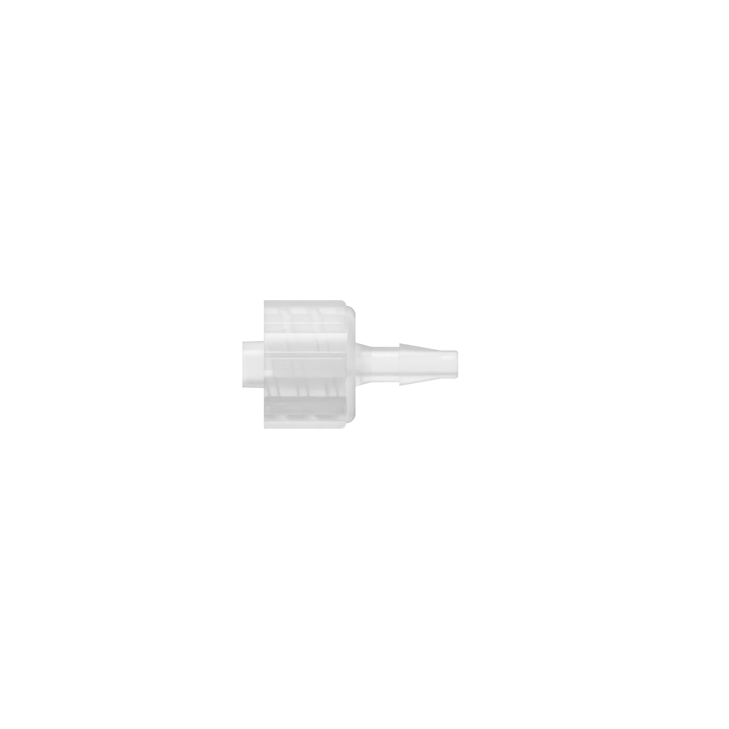 3/32 Male Luer with Lock Ring, Polypropylene, Natural
