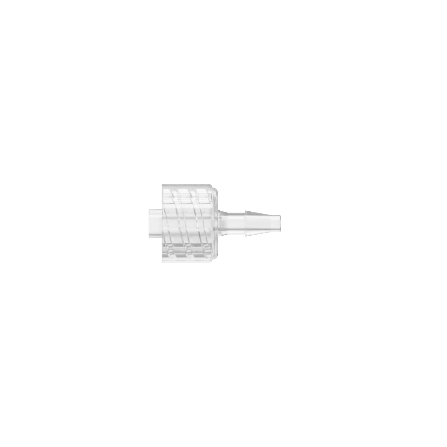 3/32 Male Luer with Lock Ring, Polycarbonate, Natural