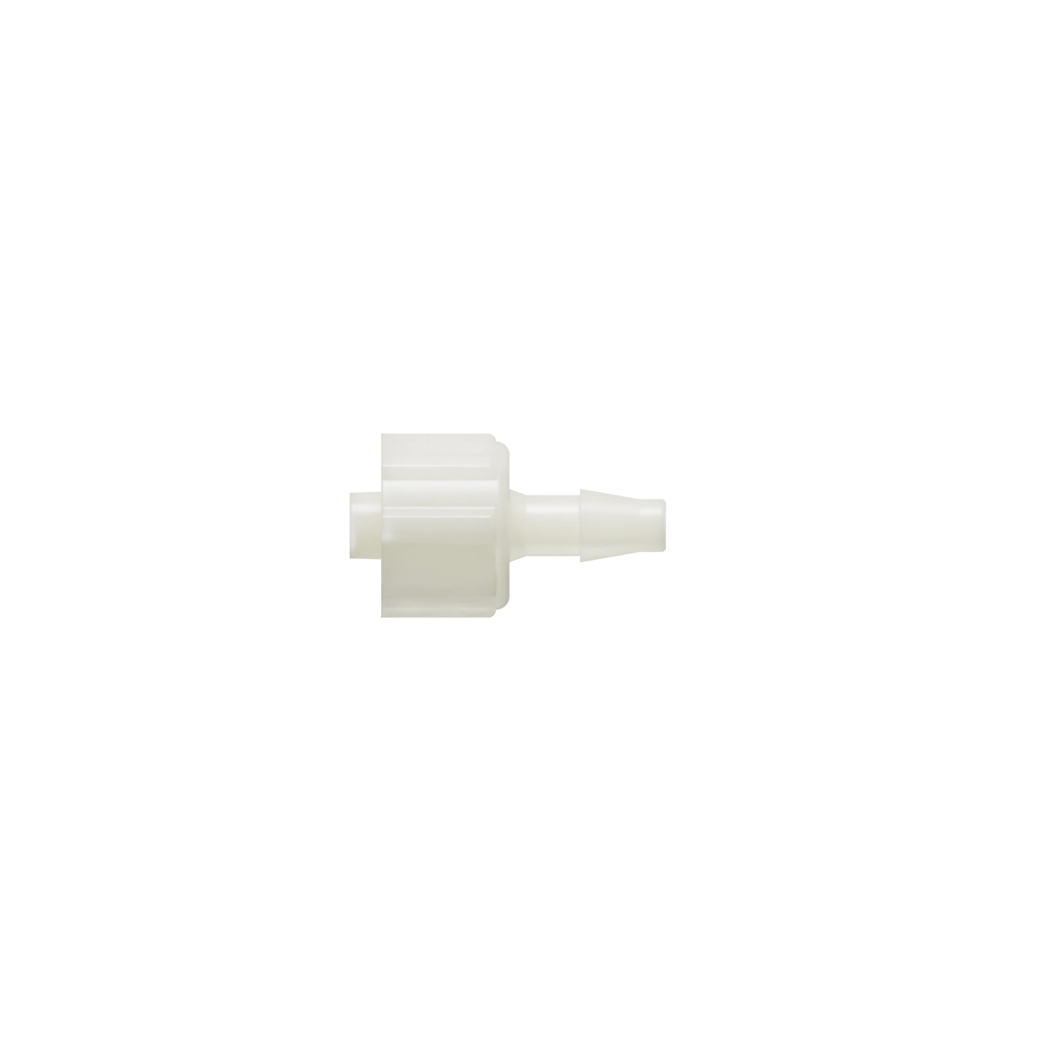 1/8 Male Luer with Lock Ring, Nylon, Natural