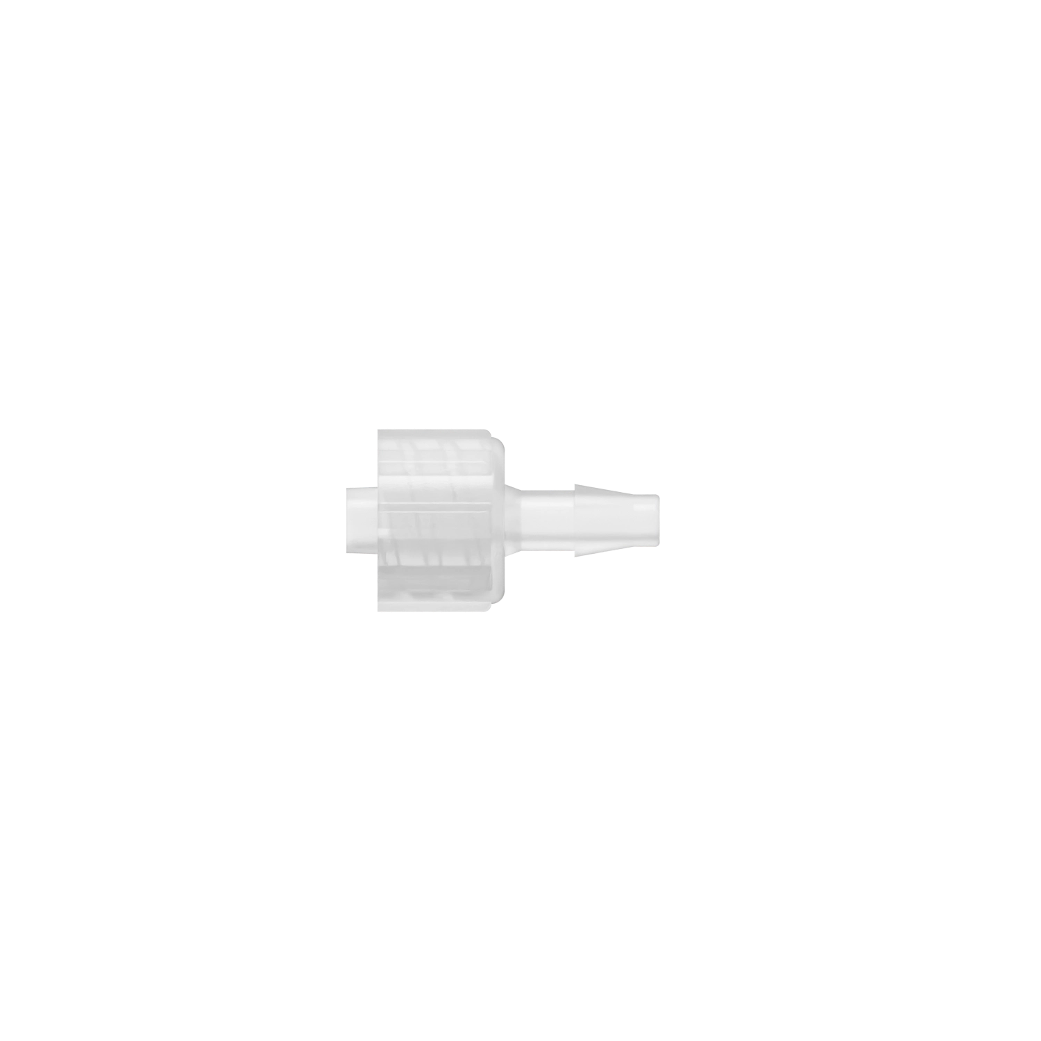 1/8 Male Luer with Lock Ring, Polypropylene, Natural