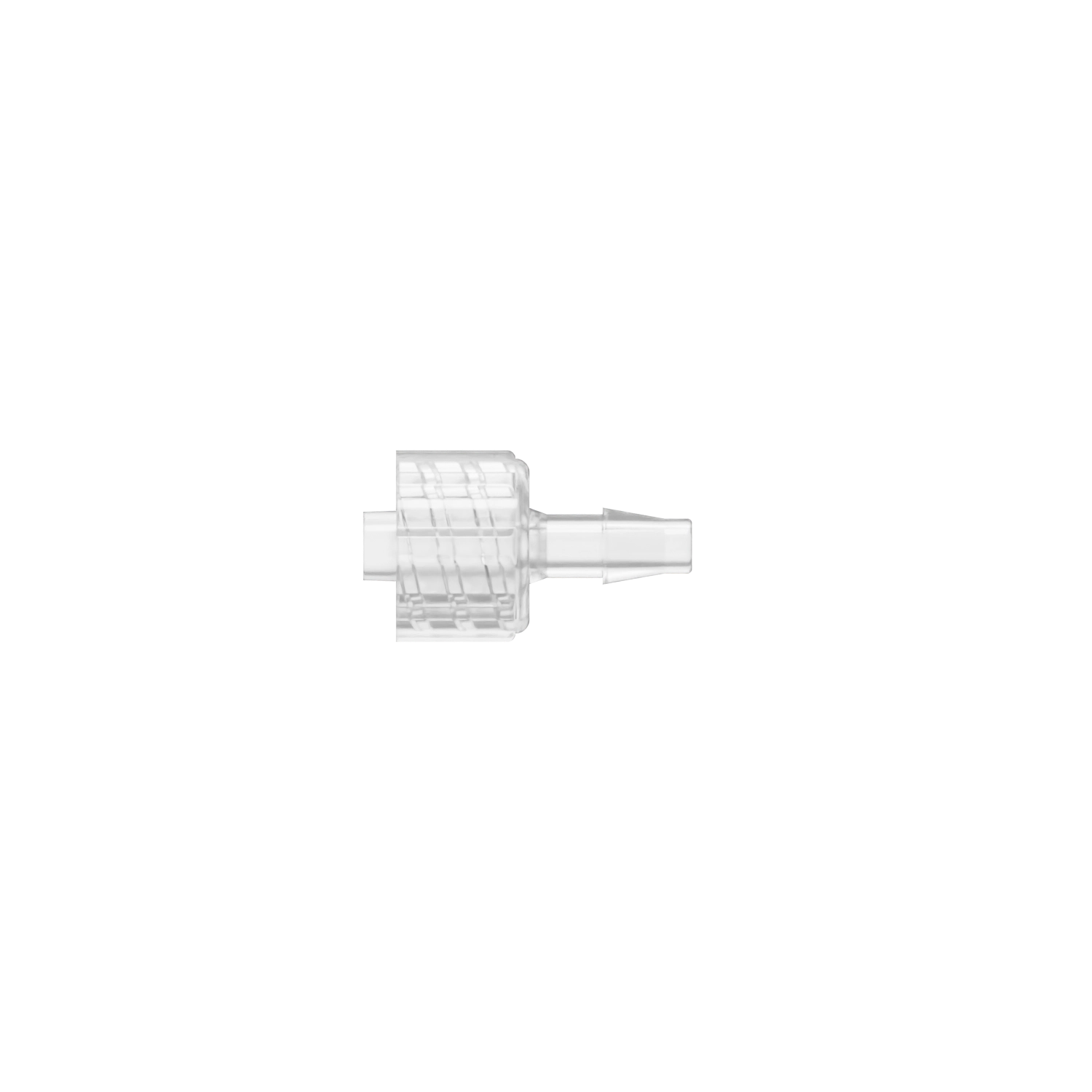 1/8 Male Luer with Lock Ring, Polycarbonate, Natural