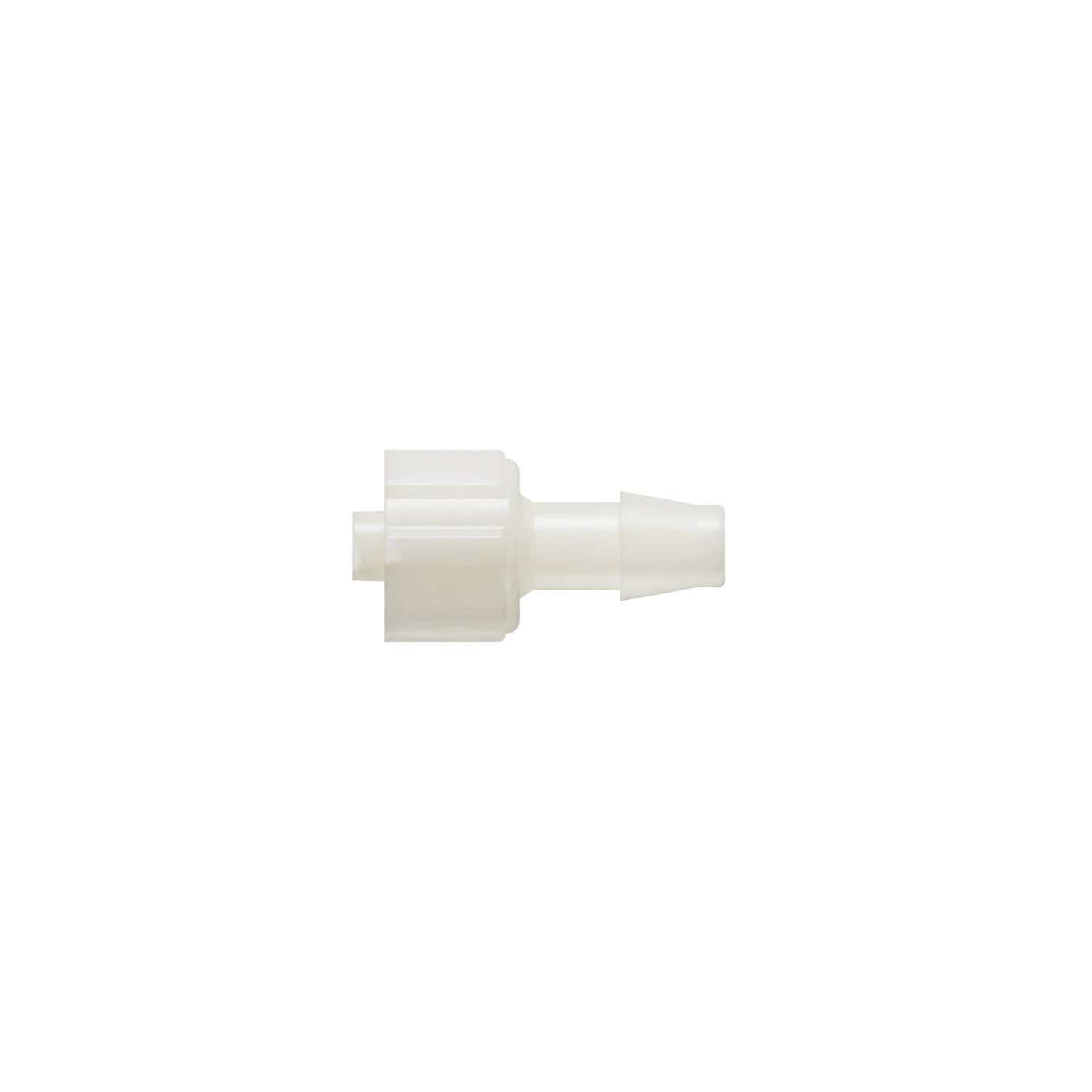 3/16 Male Luer with Lock Ring, Nylon, Natural