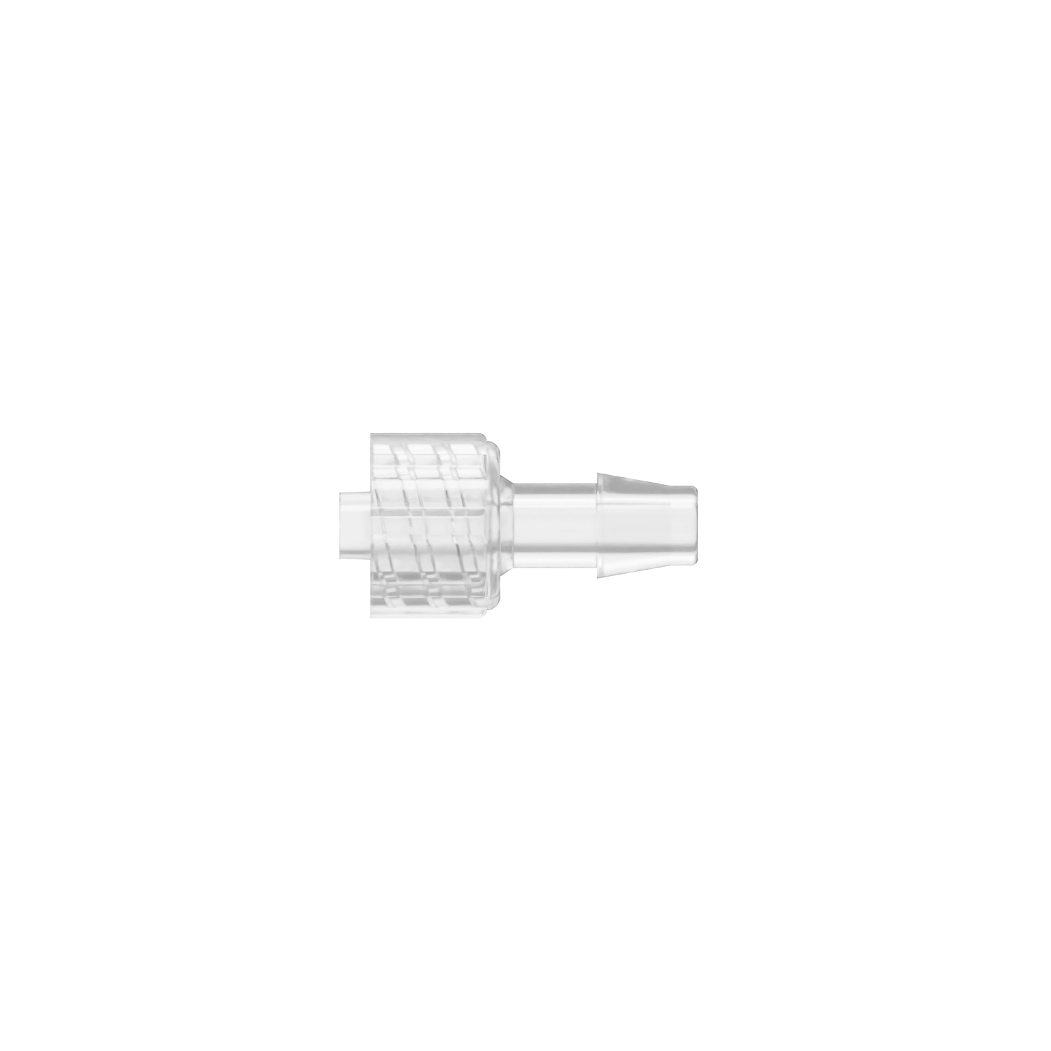 3/16 Male Luer with Lock Ring, Polycarbonate, Natural