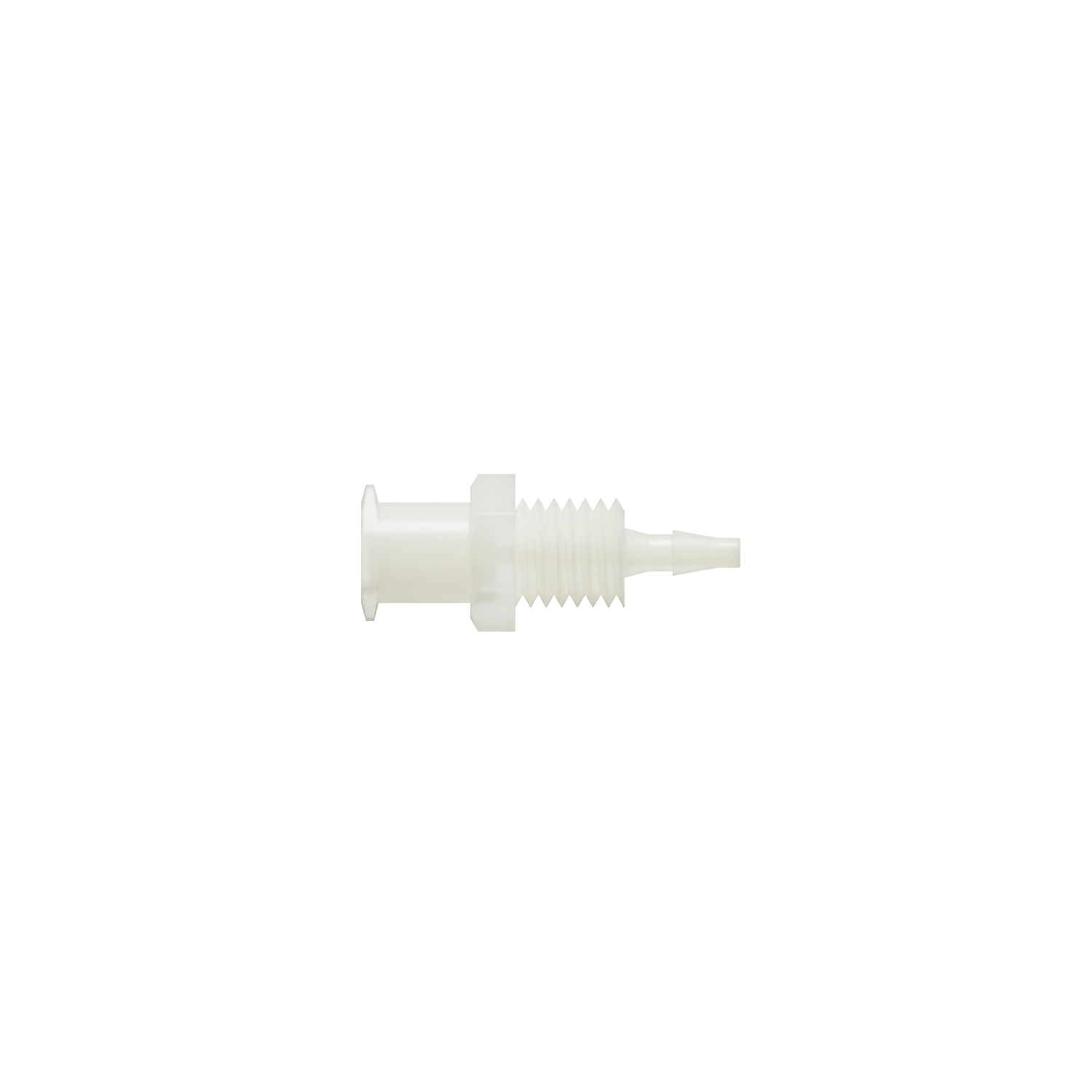 1/16 Female Bulkhead Lug Style Luer, Nylon, Natural
