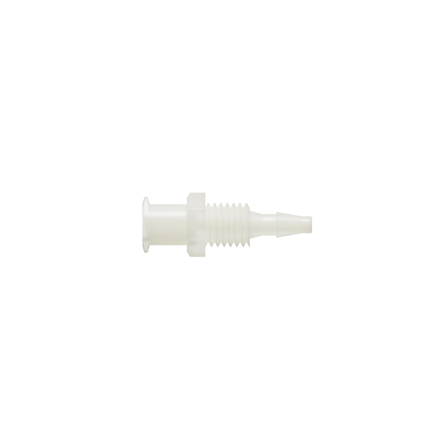 3/32 Female Bulkhead Lug Style Luer, Nylon, Natural