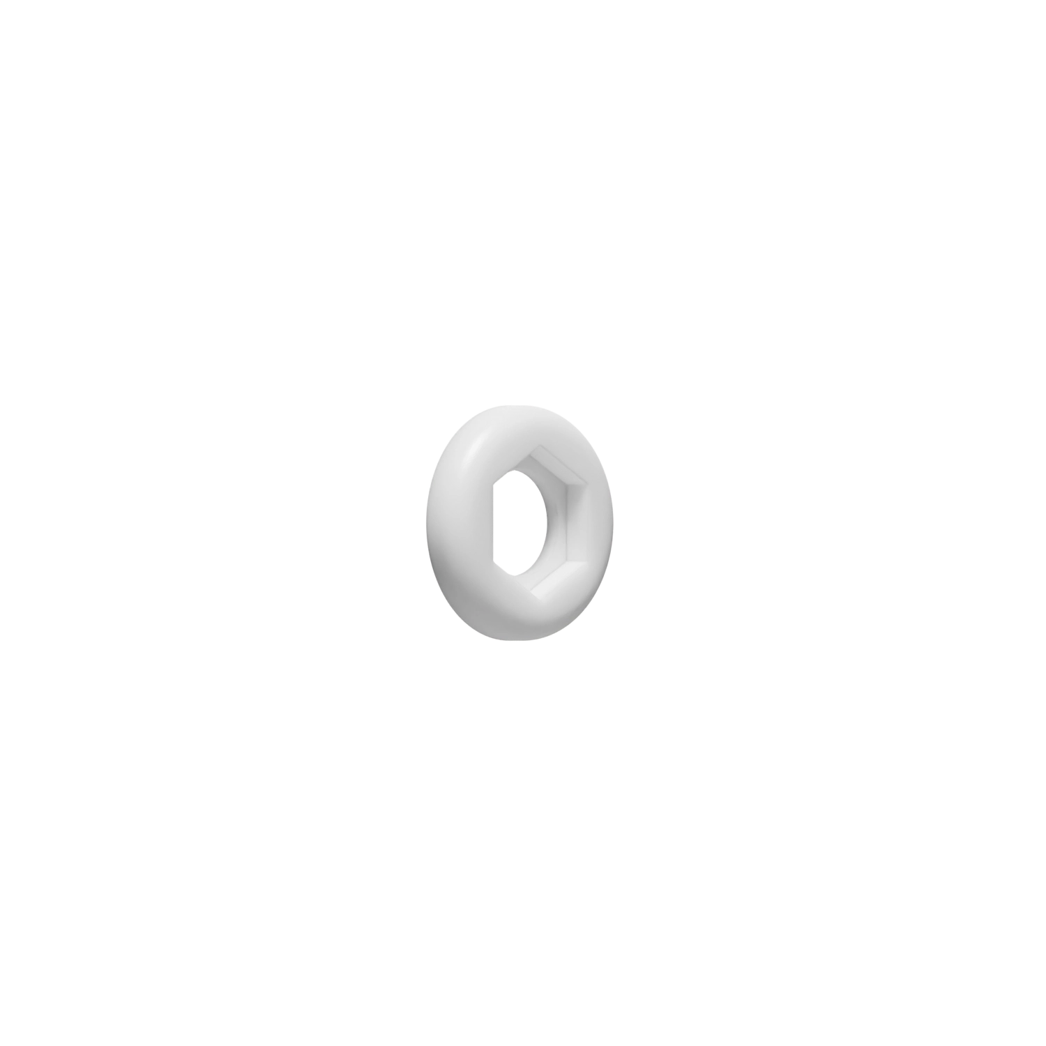 Coding Ring, Nylon, White