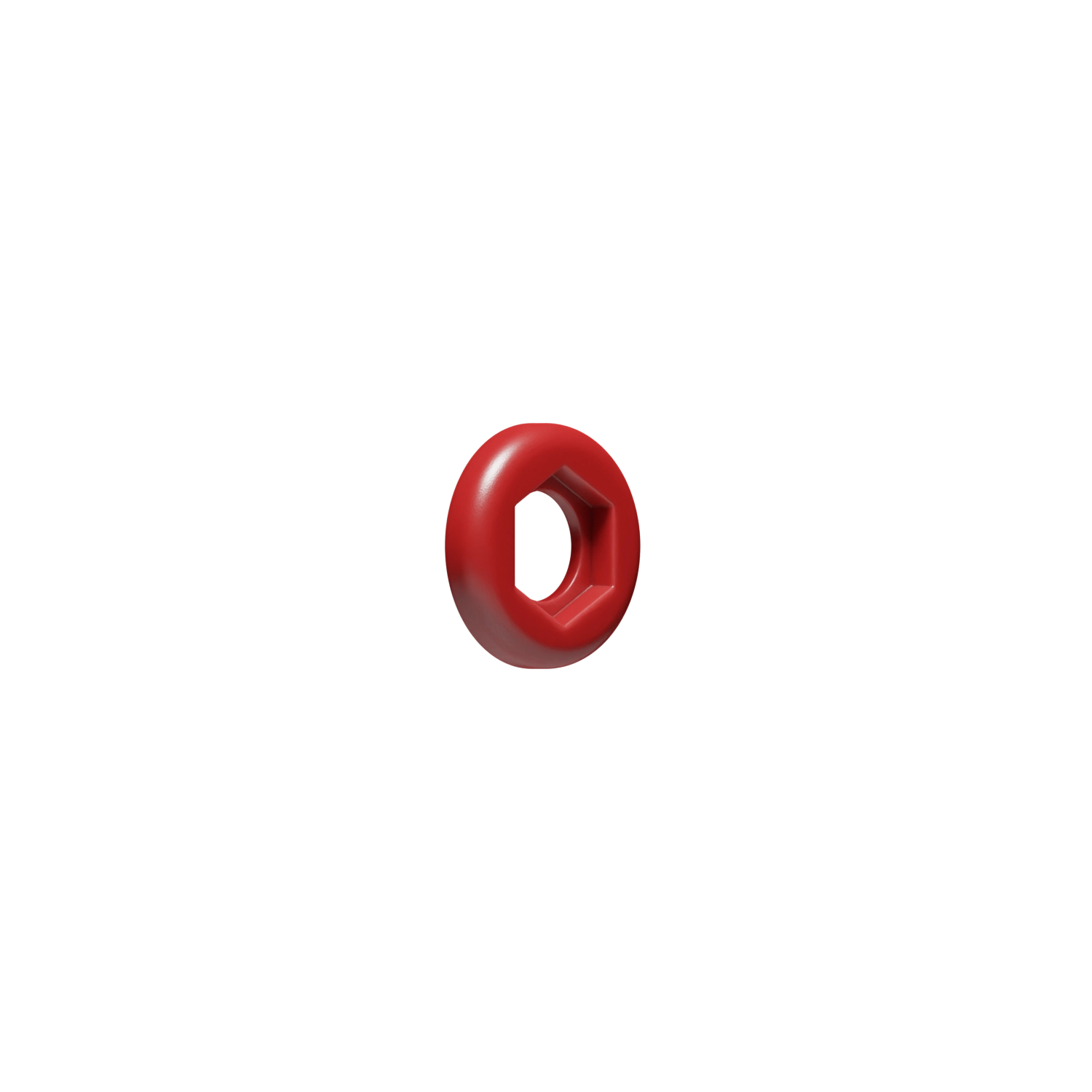 Coding Ring, Nylon, Red