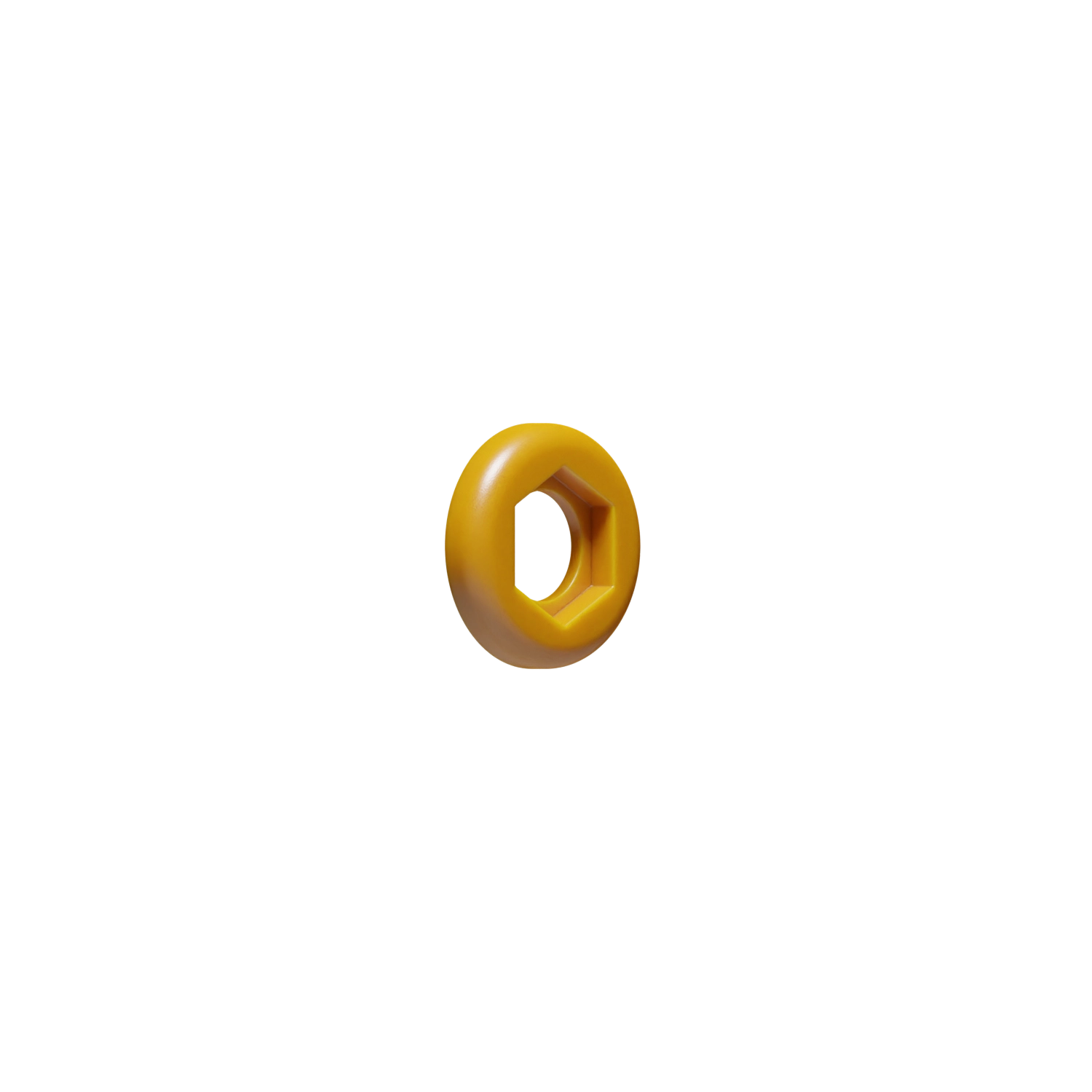 Coding Ring, Nylon, Yellow