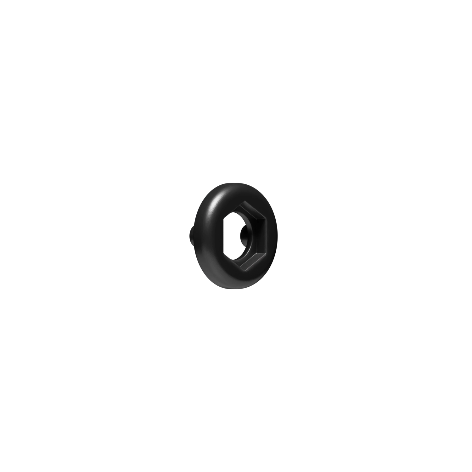 Coding Ring, Nylon, Black, w/Legs