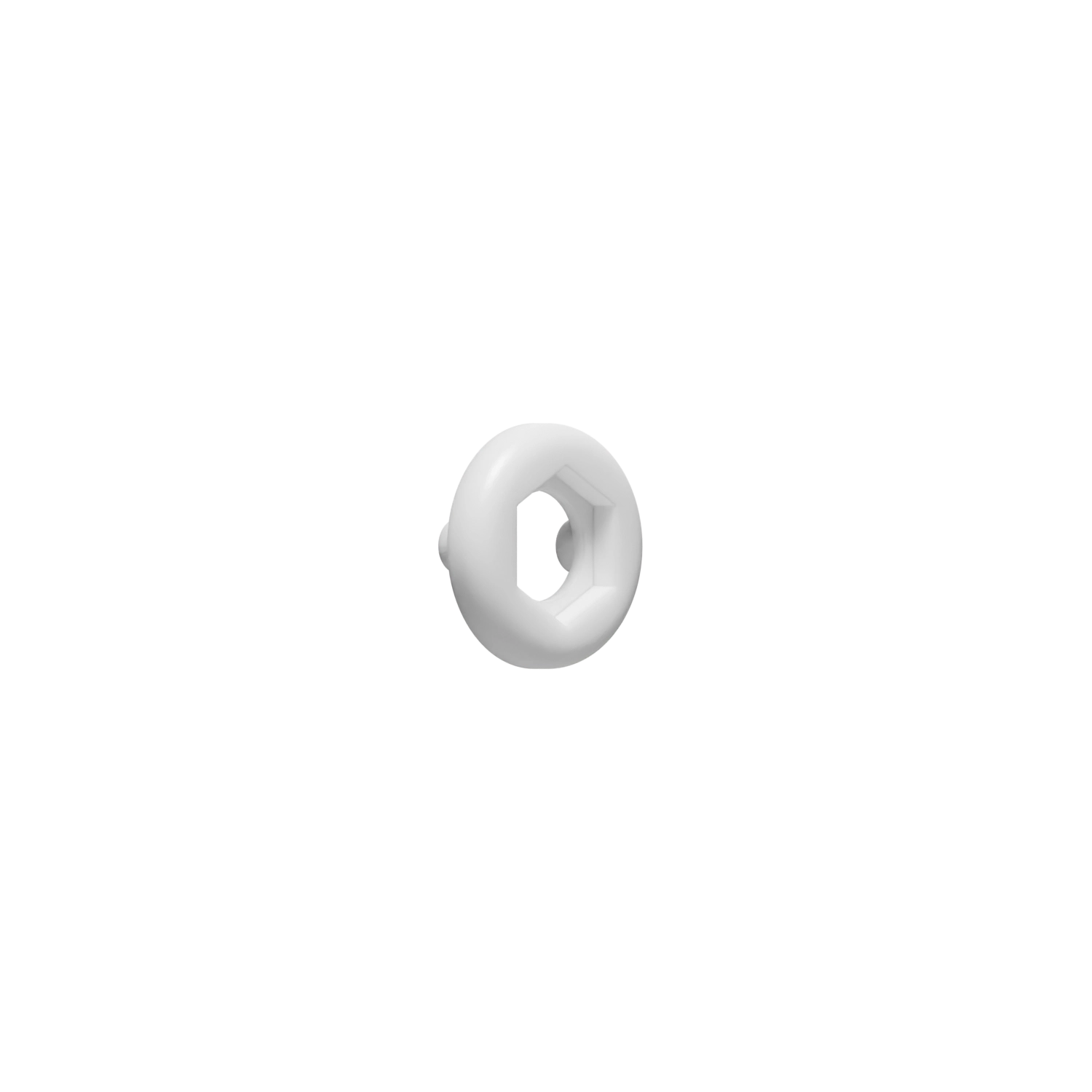 Coding Ring, Nylon, White, w/Legs