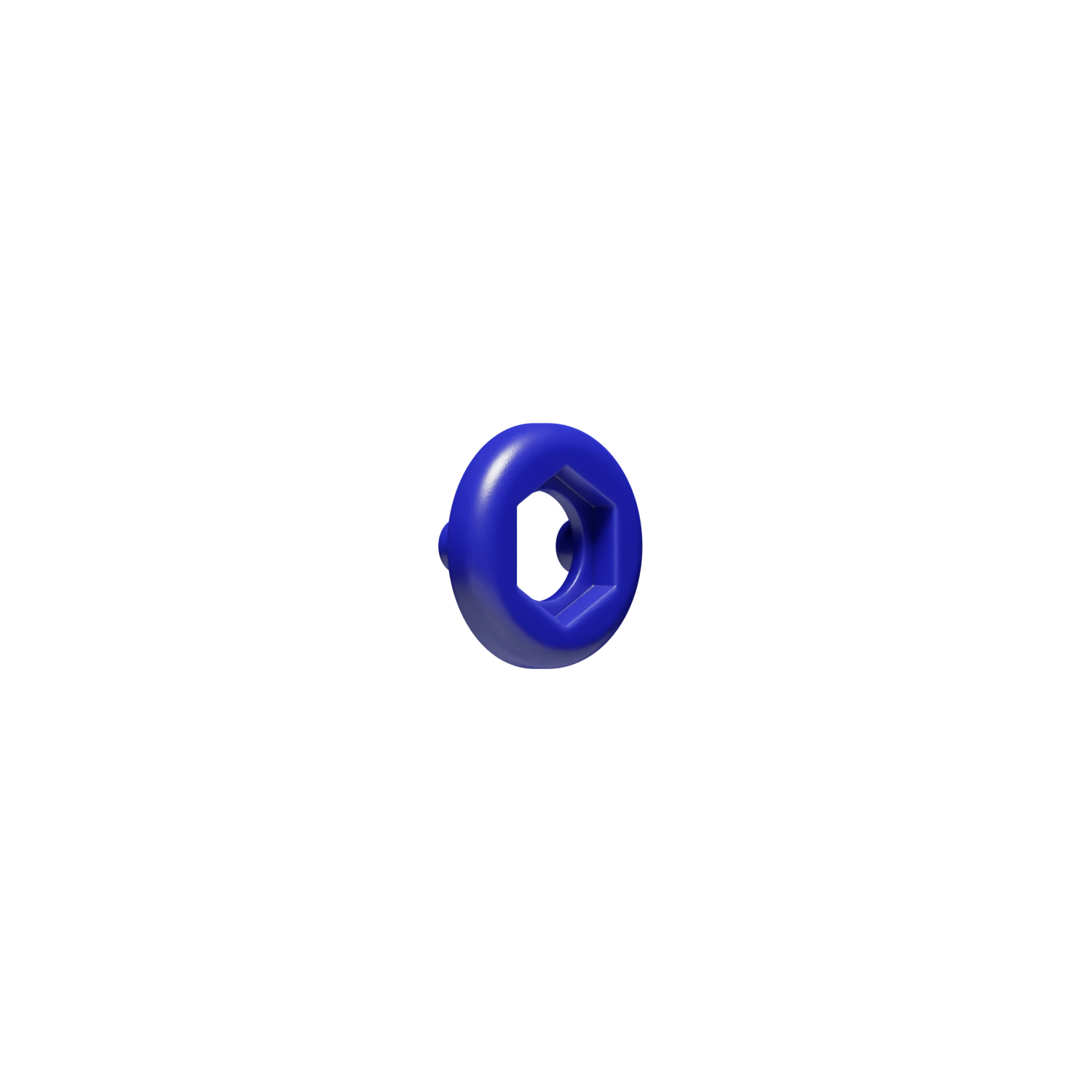 Coding Ring, Nylon, Blue, w/Legs