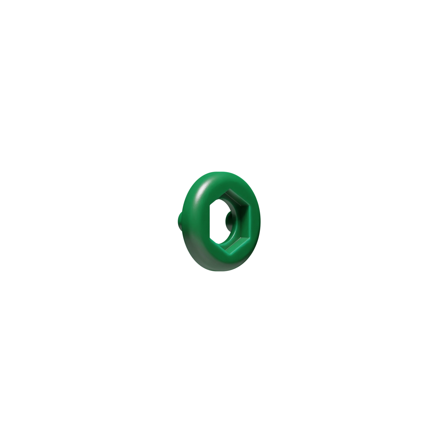 Coding Ring, Nylon, Green, w/Legs