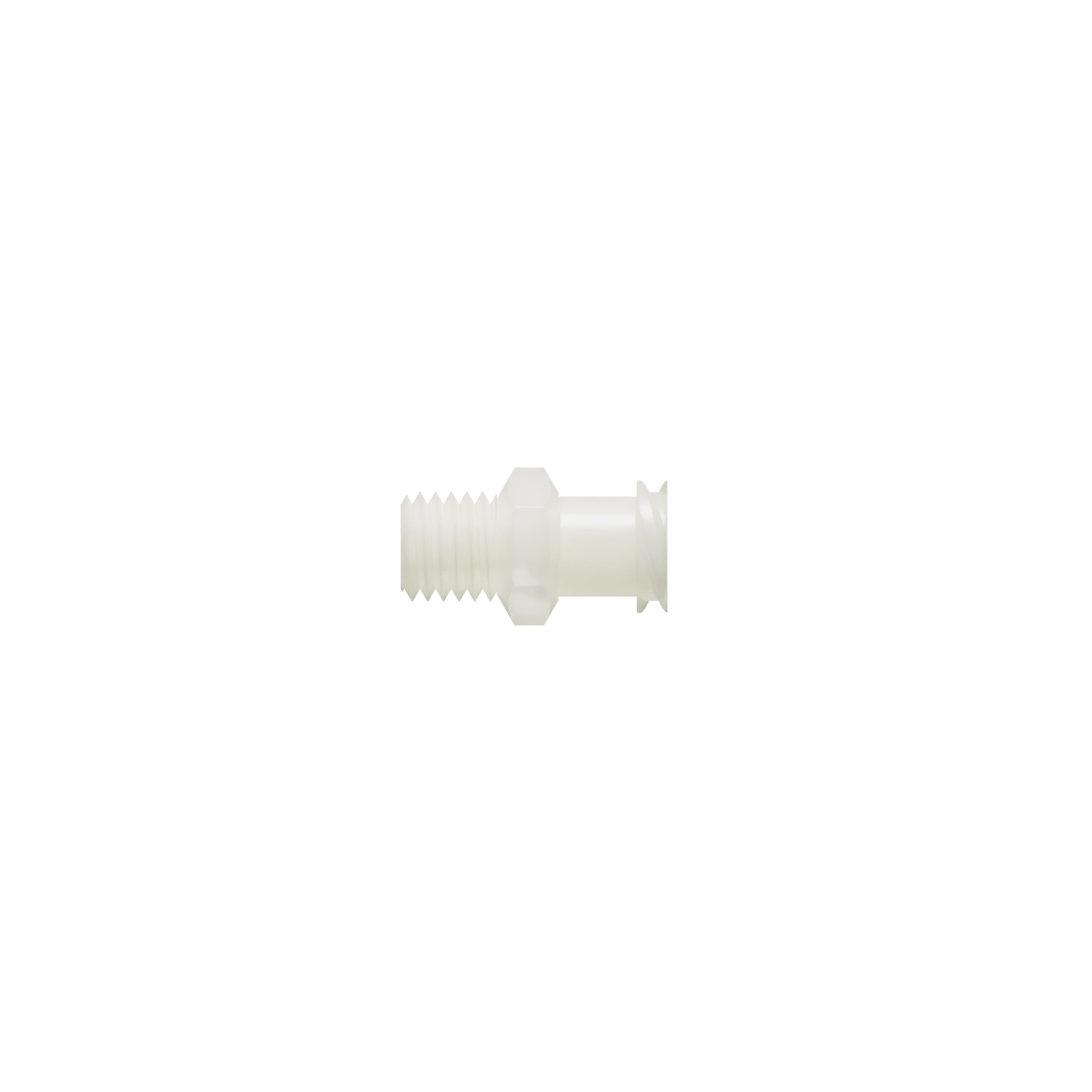 1/4-28 UNF Female Threaded Luer, Nylon, Natural