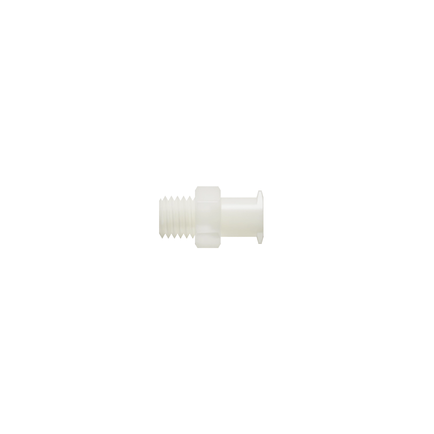 1/4-28 UNF Female Lug Style Luer, Nylon, Natural