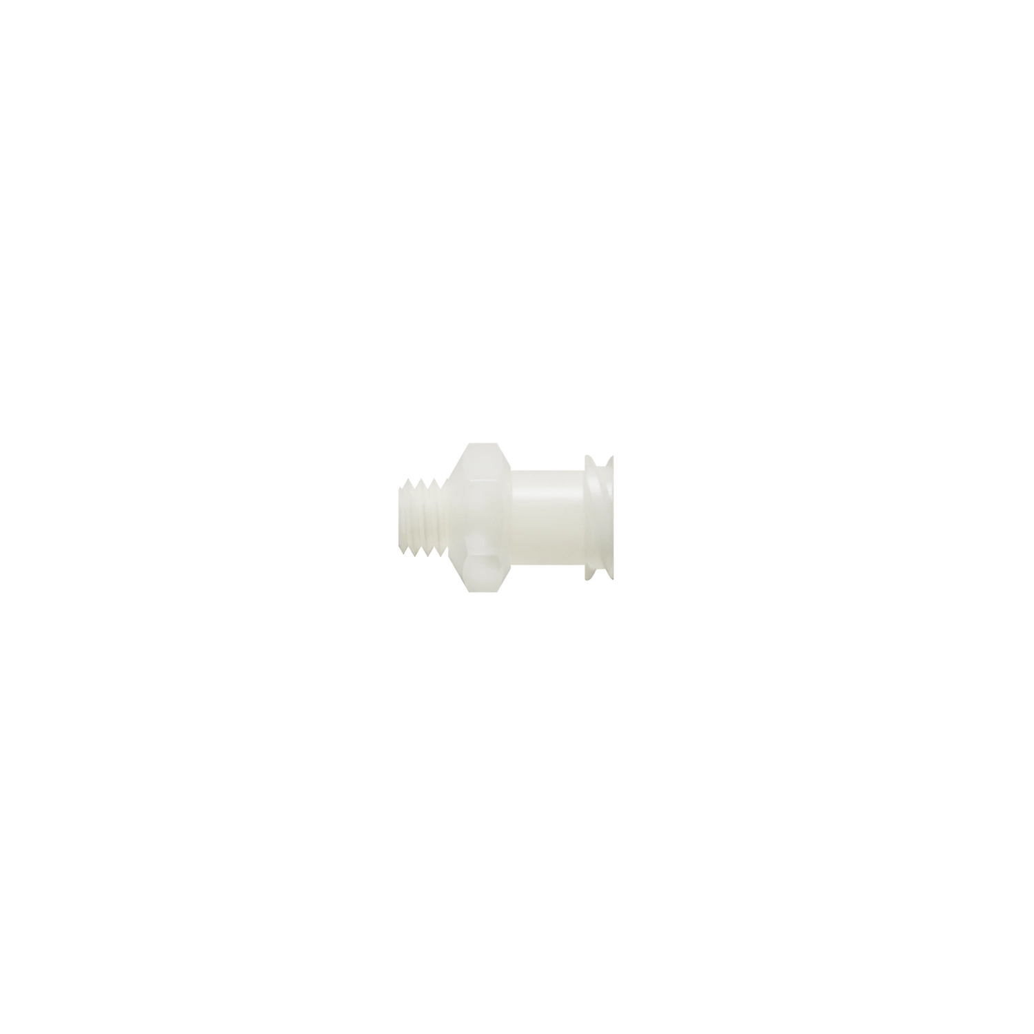 10-32 UNF Female Threaded Luer, Nylon, Natural