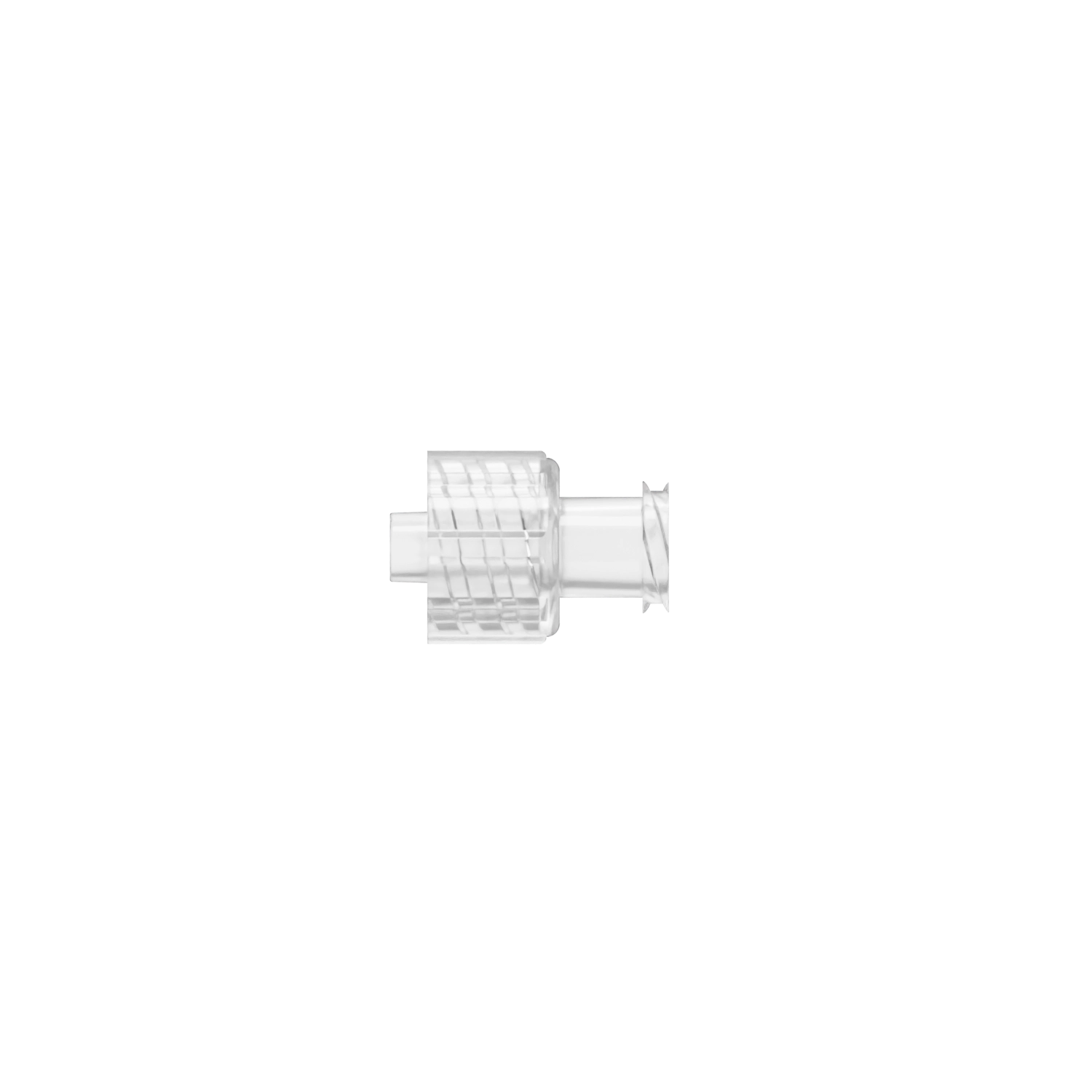 Locking Male x Female Straight Threaded Luer Adapter, Polycarbonate, Natural