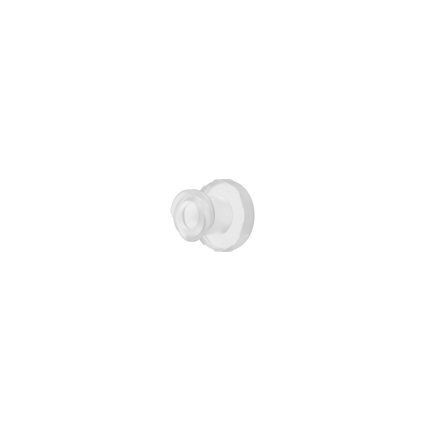 Female Threaded Luer Plug, Polypropylene, Natural