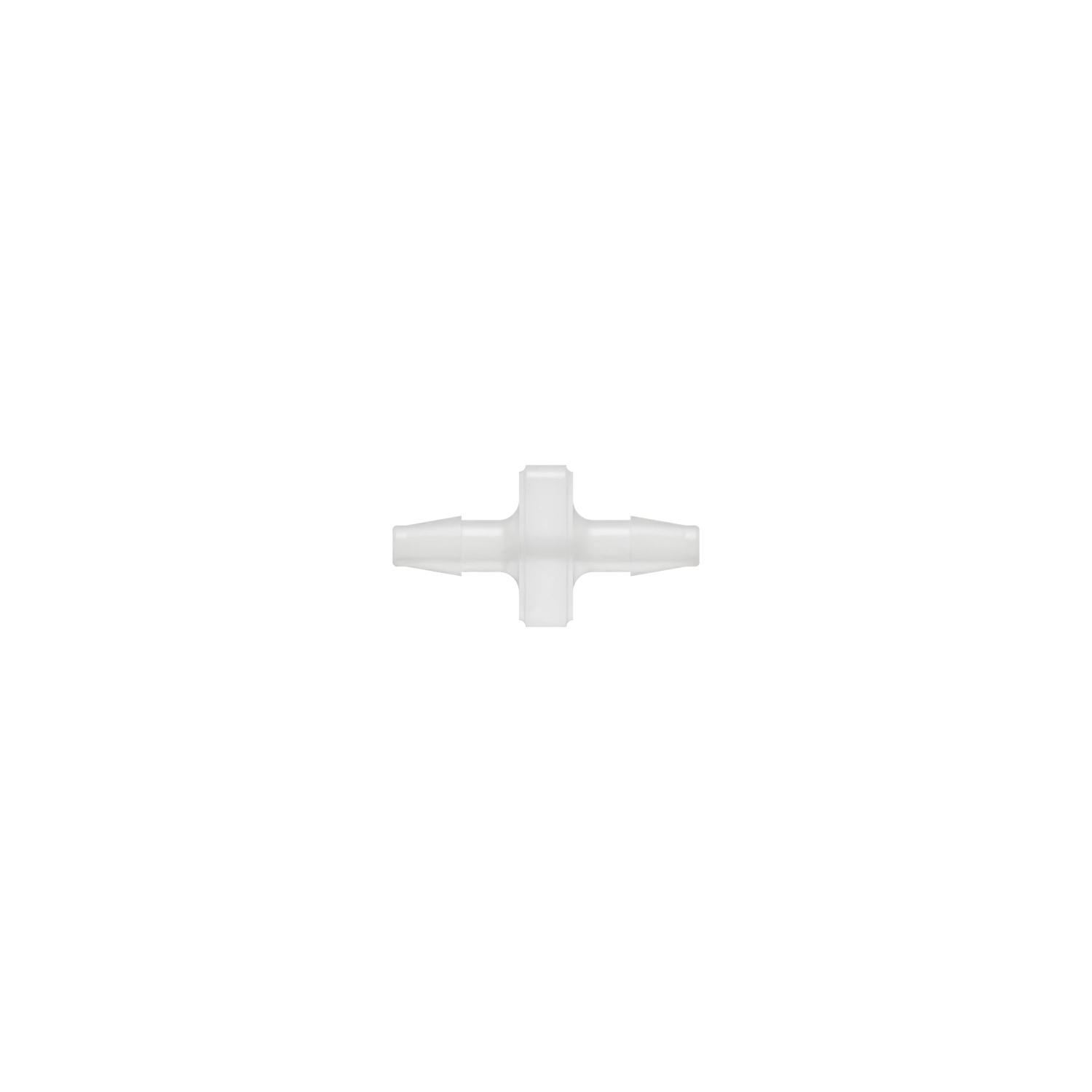 3/32 x 3/32 Barbed Fitting Uniform Straight, Kynar, Natural