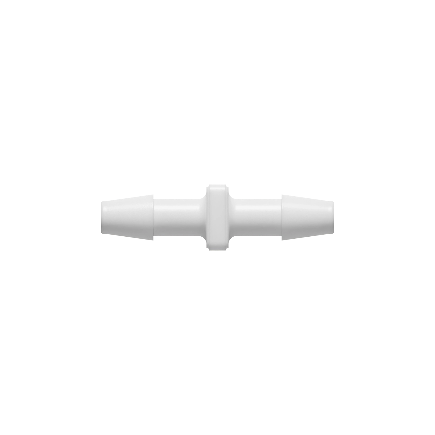 3/16 x 3/16 Barbed Fitting Uniform Straight, Nylon, White