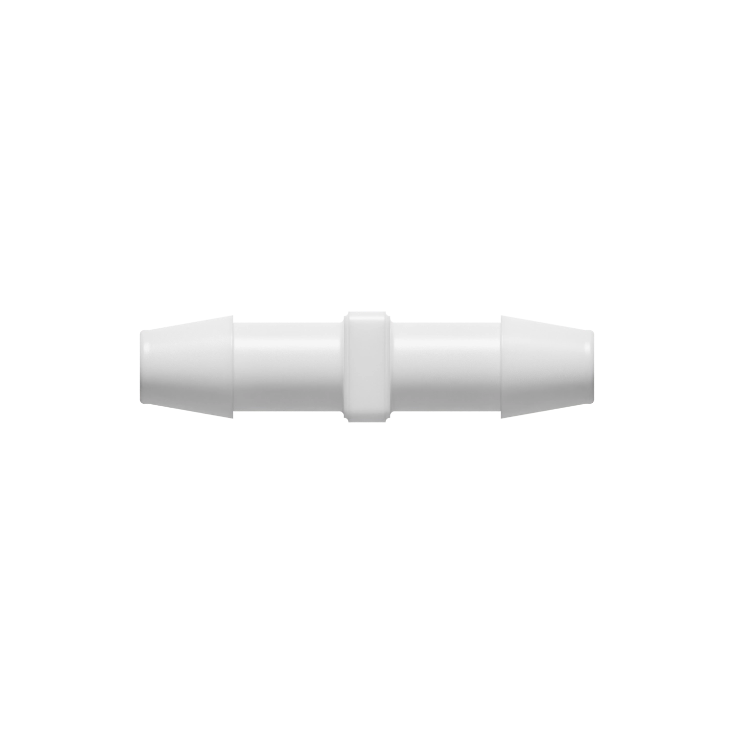 1/4 x 1/4 Barbed Fitting Uniform Straight, Nylon, White