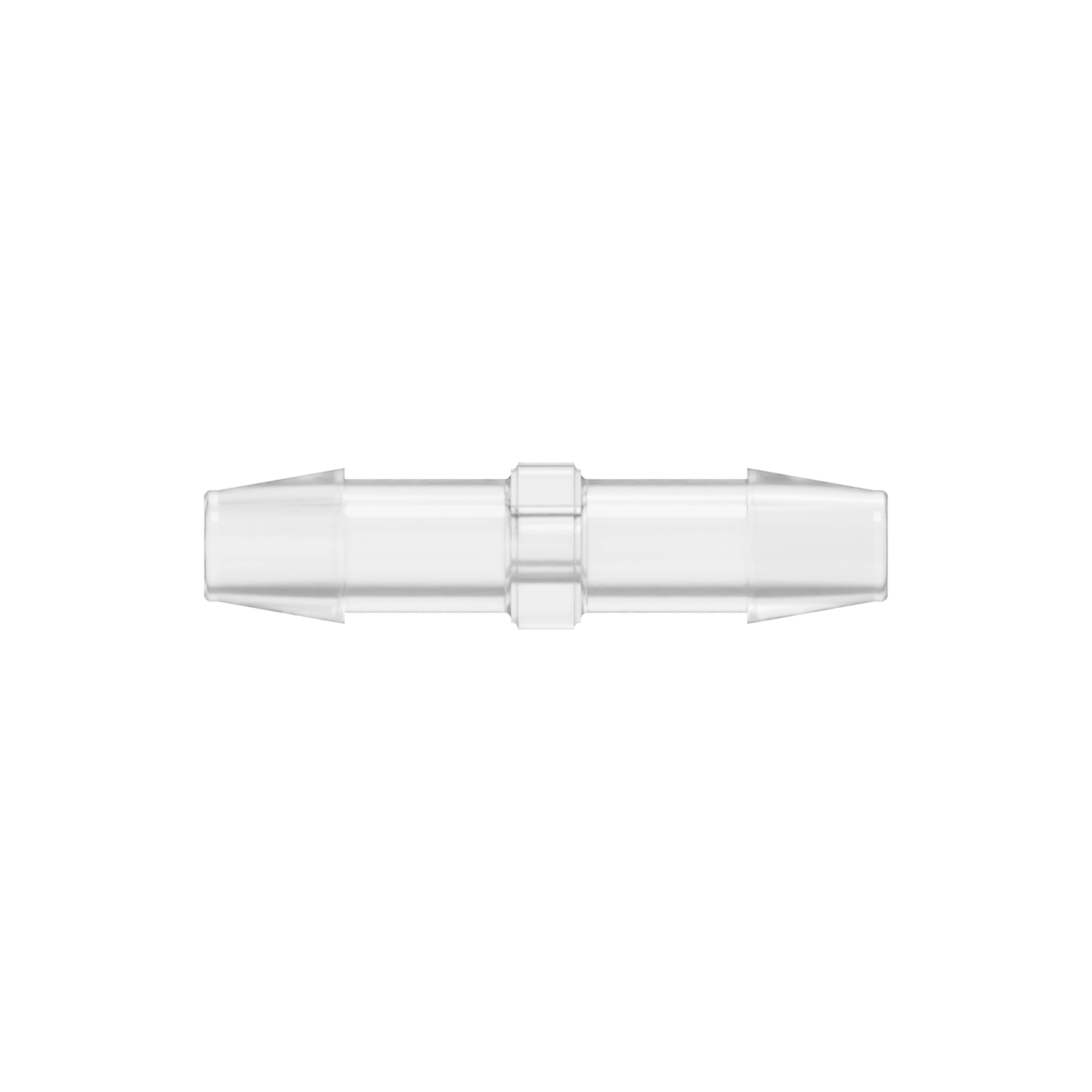 1/4 x 1/4 Barbed Fitting Uniform Straight, Polycarbonate, Natural
