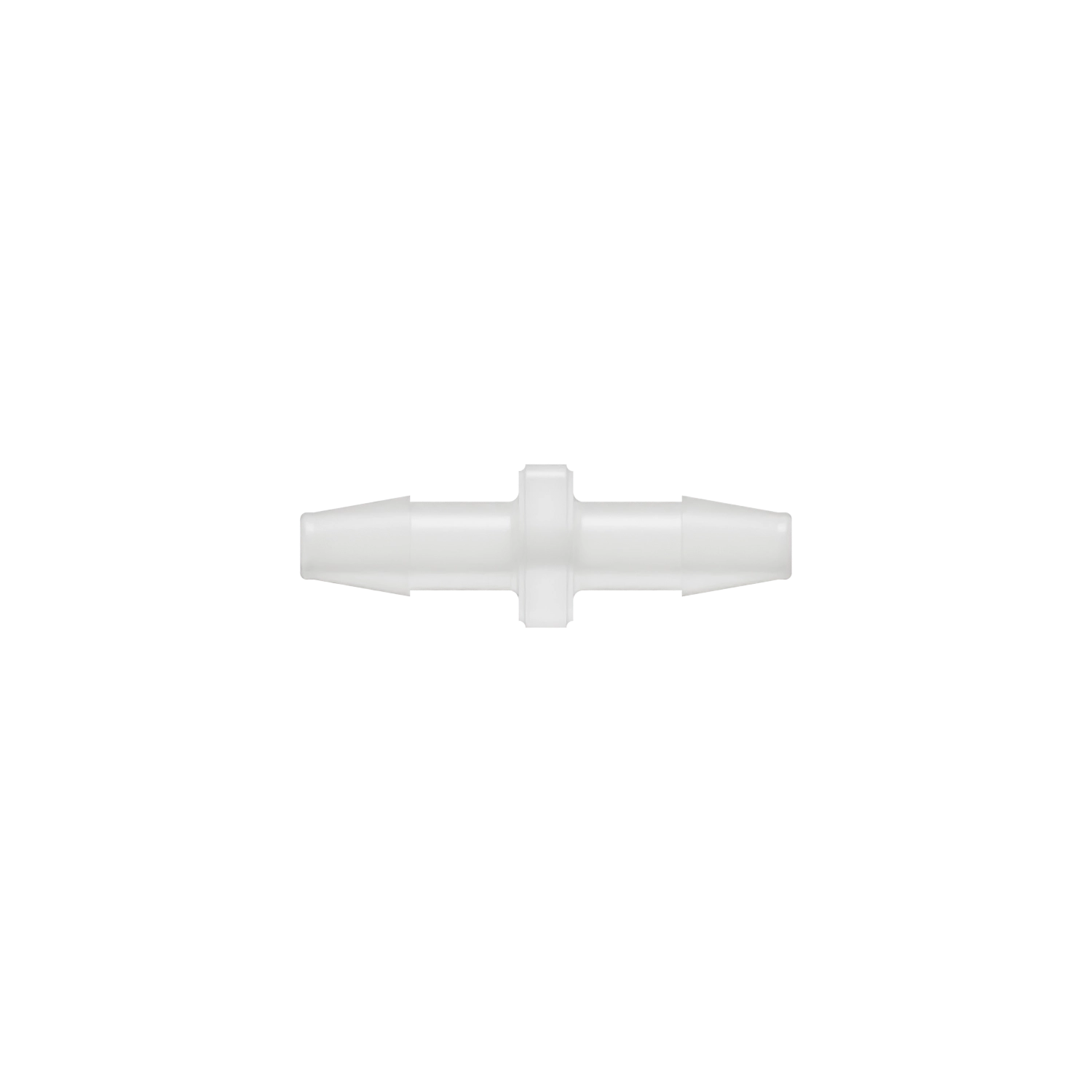5/32 x 5/32 Barbed Fitting Uniform Straight, Kynar, Natural
