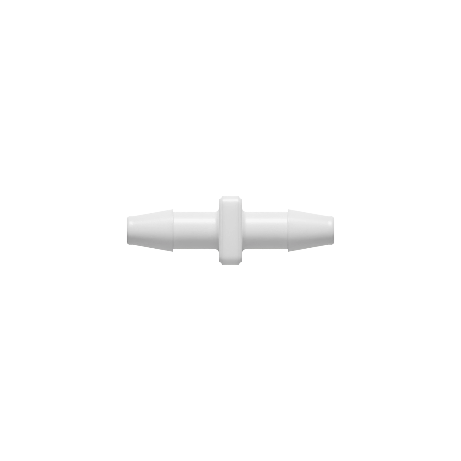 5/32 x 5/32 Barbed Fitting Uniform Straight, Nylon, White