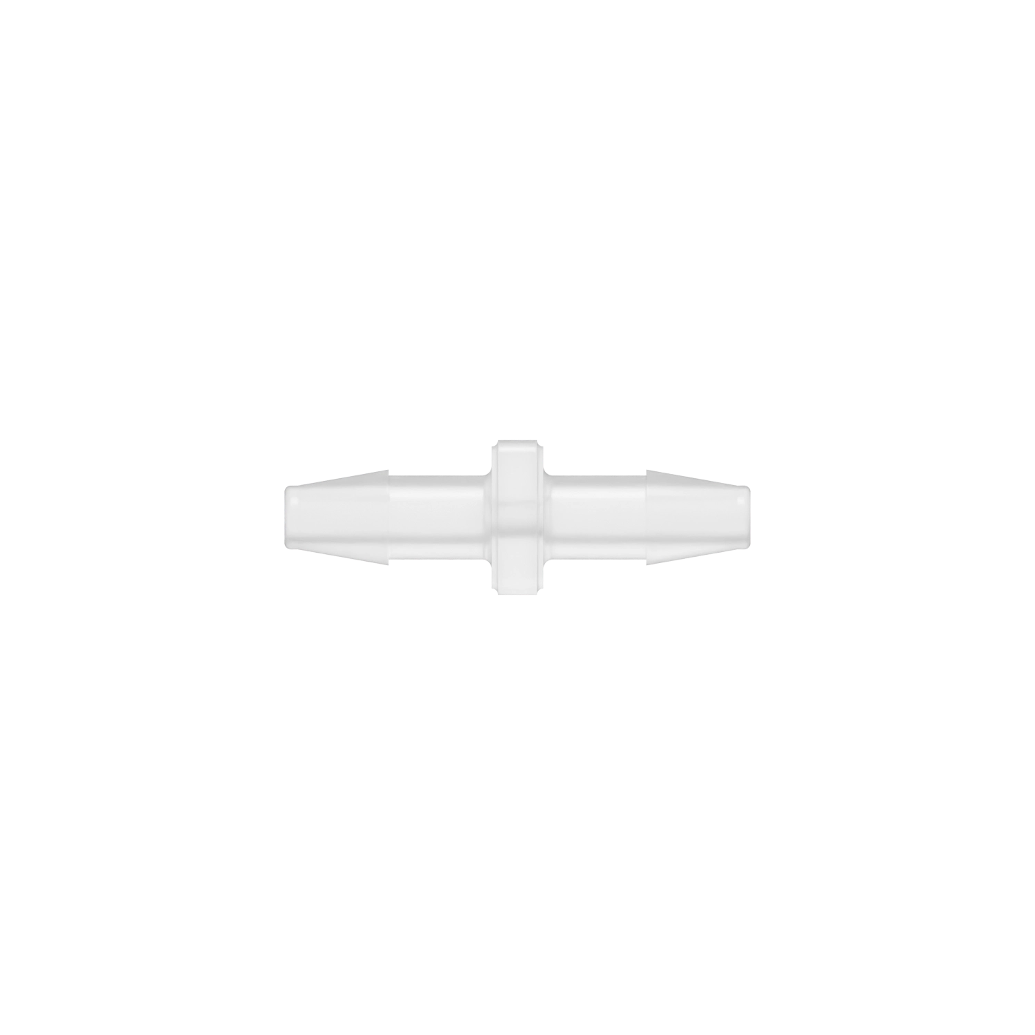 5/32 x 5/32 Barbed Fitting Uniform Straight, Polypropylene, Natural