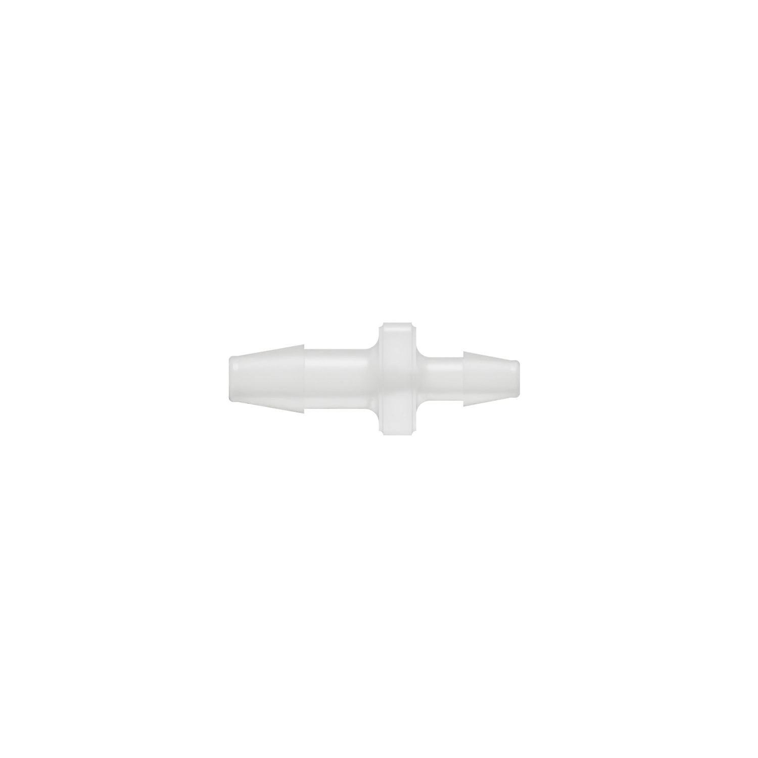 5/32 x 1/8 Barbed Fitting Reducing Straight, Kynar, Natural