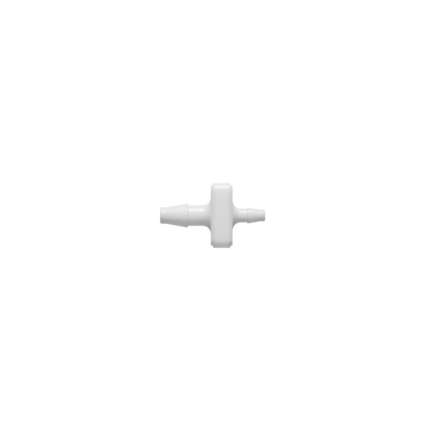 3/32 x 1/16 Barbed Fitting Reducing Straight, Nylon, White